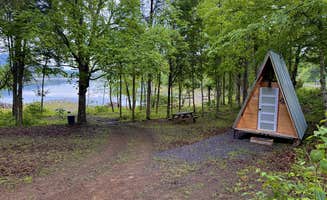 Lee D.'s photo of glamping accommodations at Lakefront Glamping Resort Cherokee Lake Tennessee near Greeneville, TN