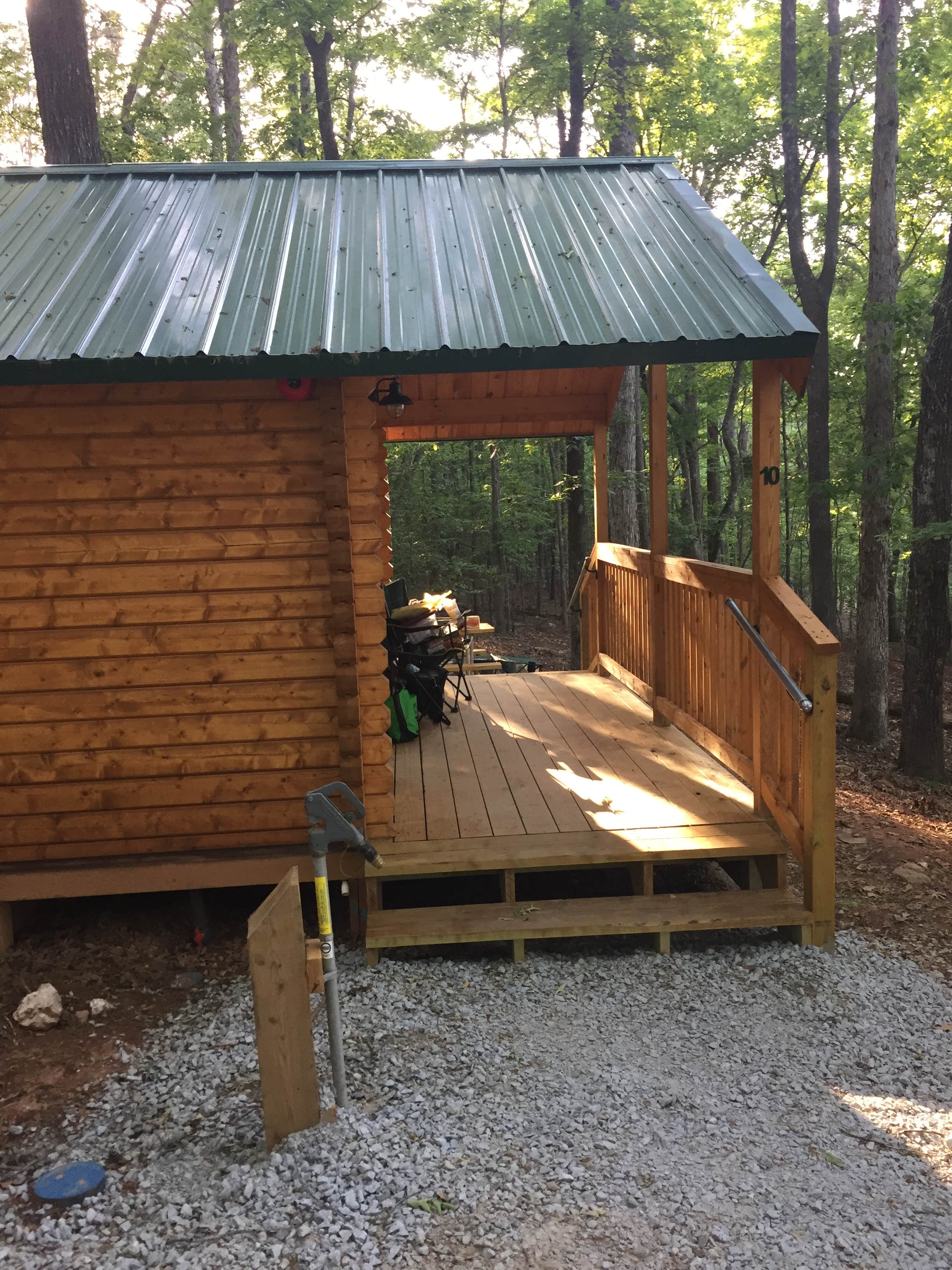 Susan C.'s photo of a cabin at Dreher Island State Park Campground near Newberry, SC