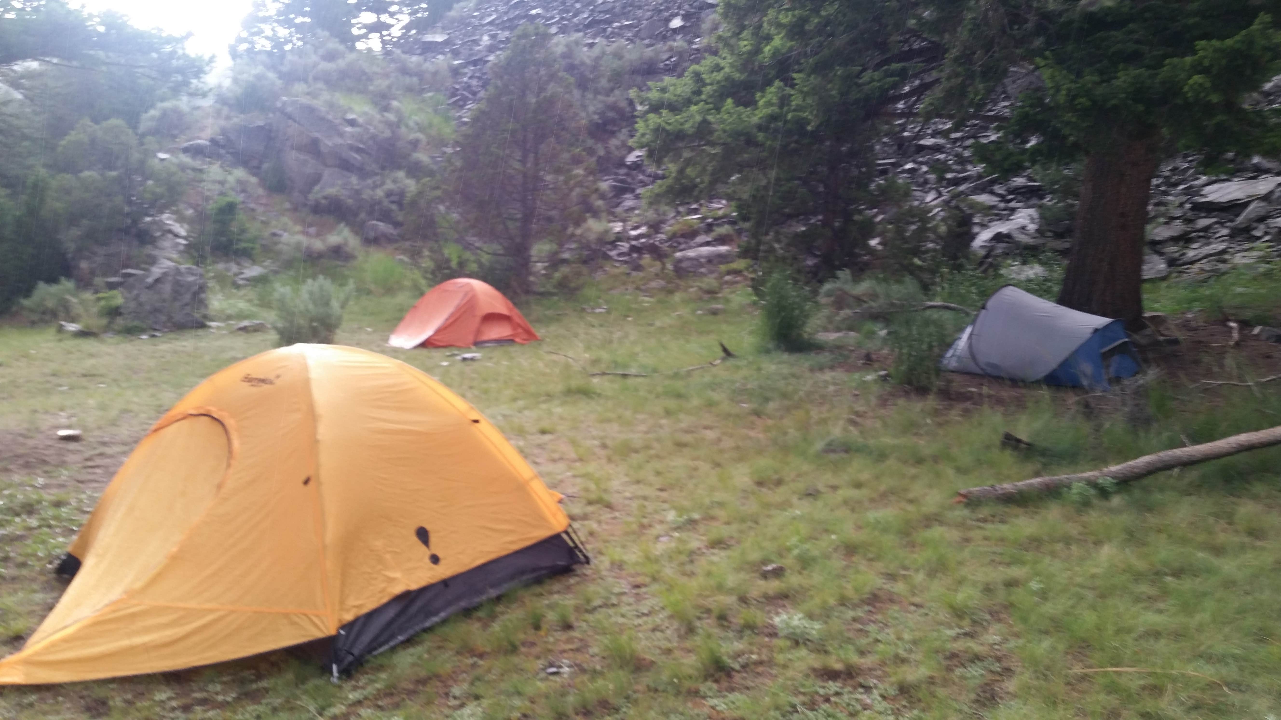 Camping near Tower Fall Campground — Yellowstone National Park: 2H1 Yellowstone National Park Backcountry — Yellowstone National Park, Yellowstone National Park, Wyoming