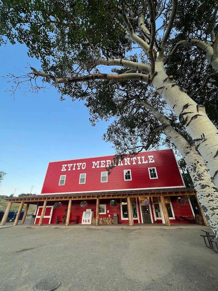 Camper-submitted photo at Kiowa Frontier Yurts and Cabins near Browning, MT