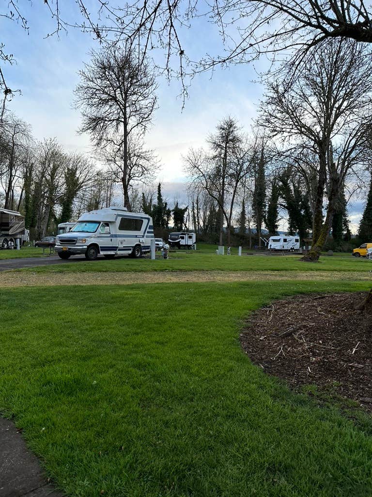 Camper-submitted photo at Gills Landing RV Park near Adair Village, OR