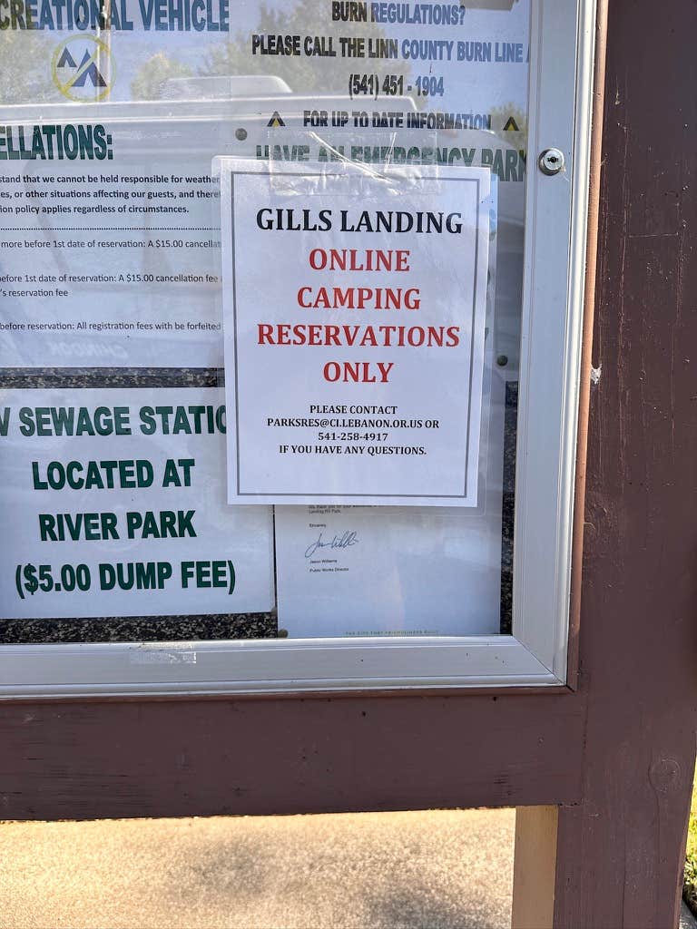 Camper-submitted photo at Gills Landing RV Park near Adair Village, OR