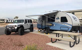 Mike R.'s photo of rv camping at Desert Eagle RV Park - Military Only near Indian Springs, NV
