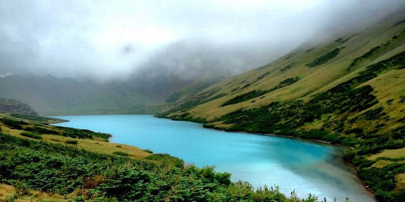 Camper submitted image from Cracker Lake Wilderness Campsite — Glacier National Park