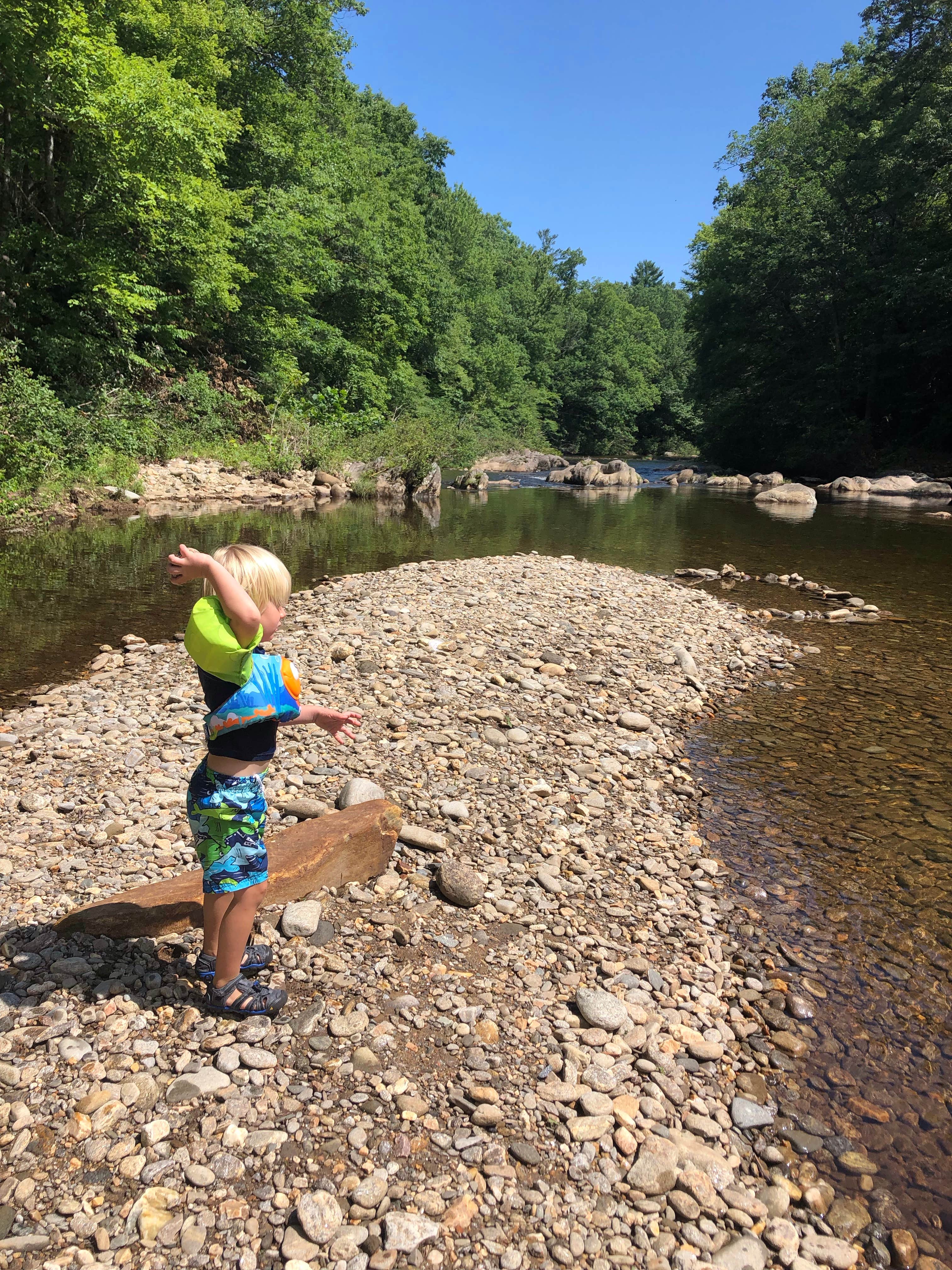 Camper-submitted photo at Carolina Hemlocks Rec Area near Burnsville, NC