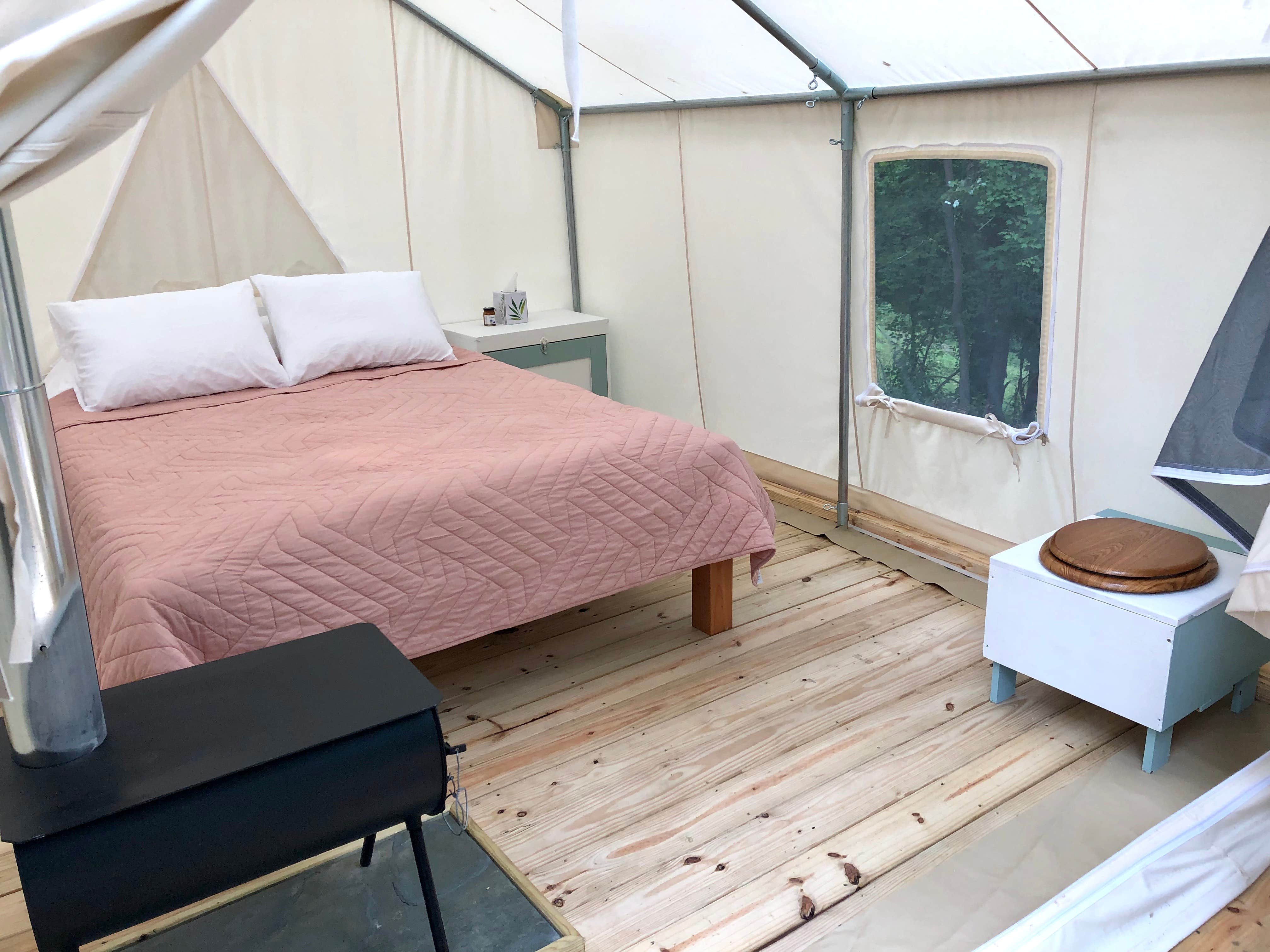 The Dyrt's photo of glamping accommodations at Gorges Hideaway at Little Leaf Farm near Owego, NY