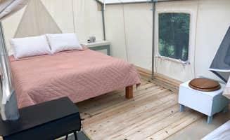The Dyrt's photo of glamping accommodations at Gorges Hideaway at Little Leaf Farm near Painted Post, NY
