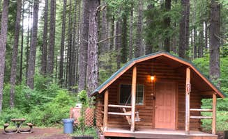 Schona K.'s photo of a cabin at Camp Wilkerson near Vernonia, OR