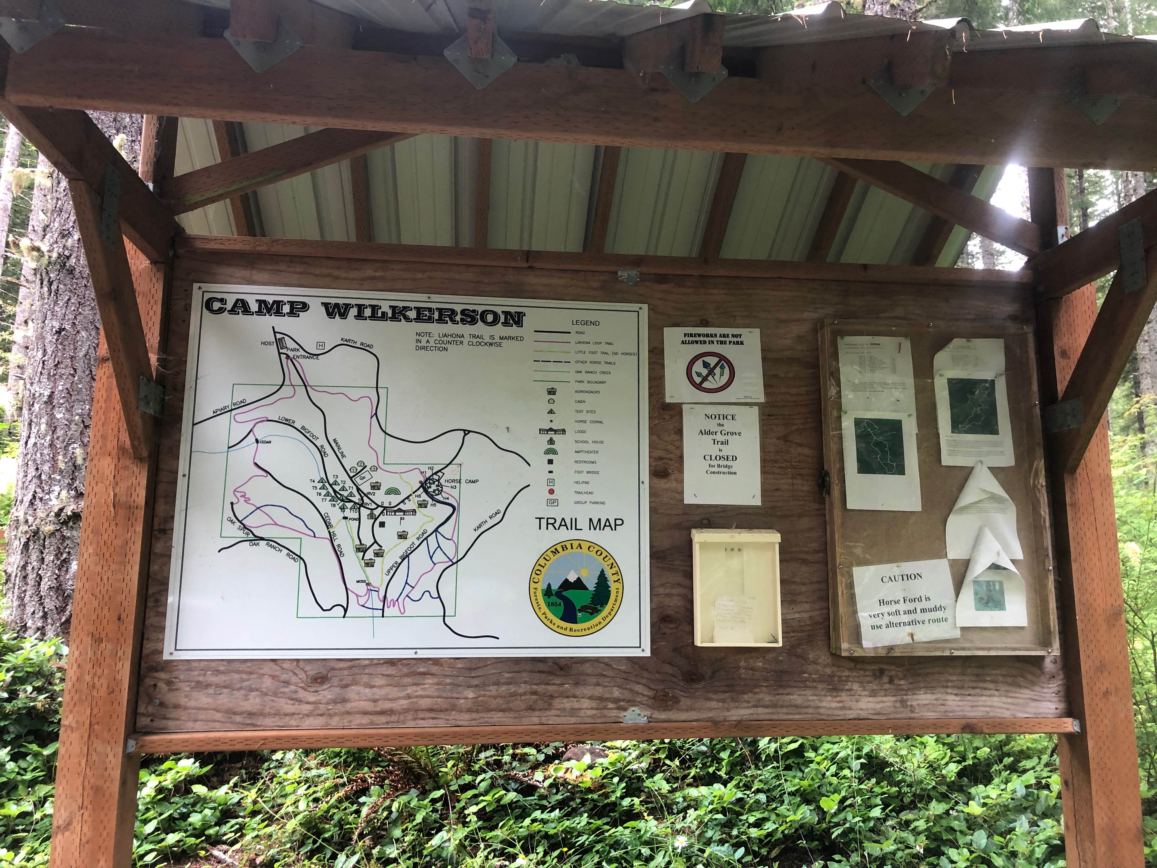 Camper-submitted photo at Camp Wilkerson near Woodland, WA