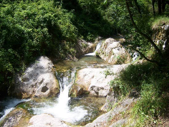 Stream- I'm assuming this stream comes from the Buttermilk Falls