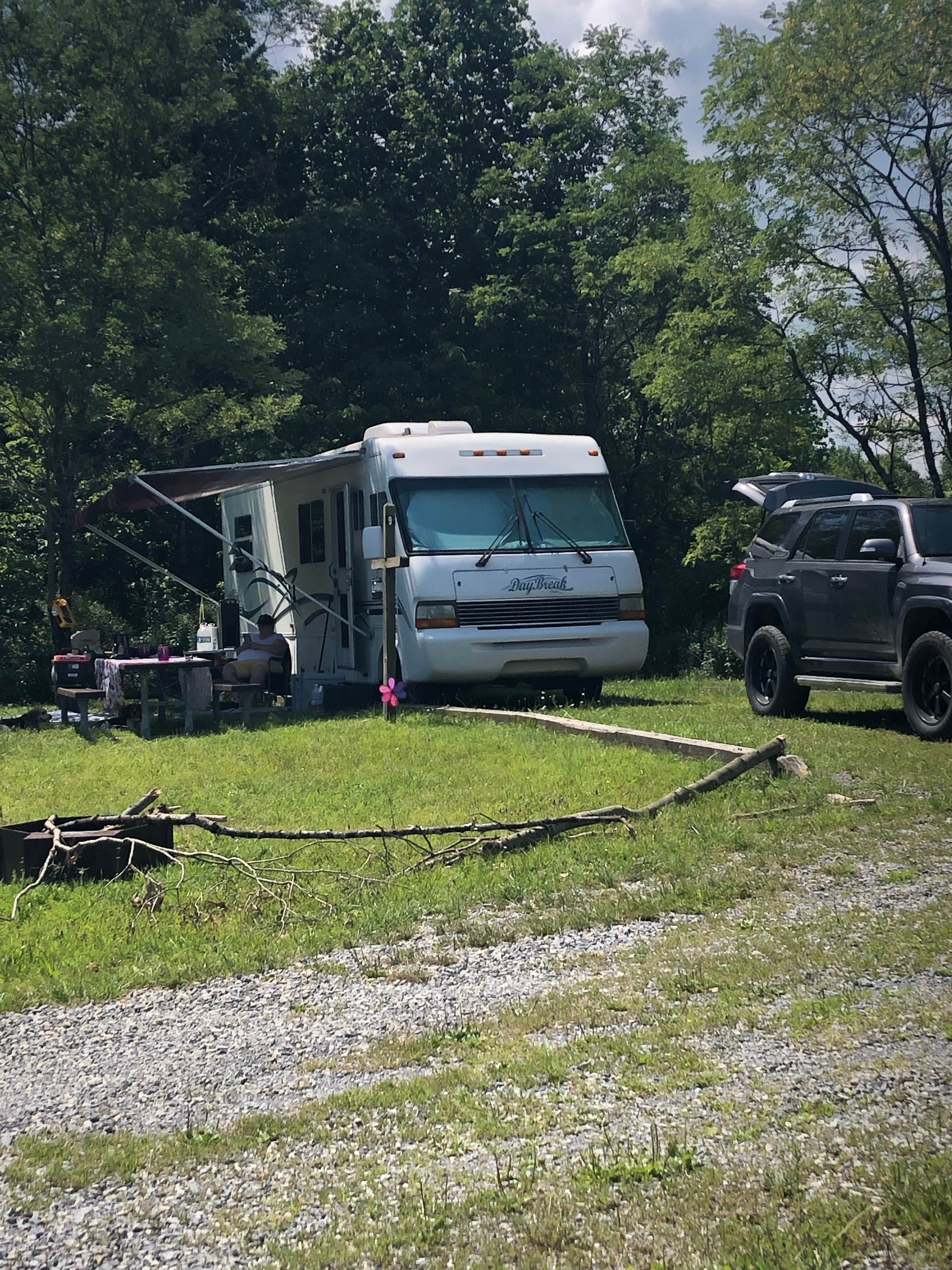 Tim M.'s photo of rv camping at War Ridge - New River National Scenic River near George Washington & Jefferson National Forest