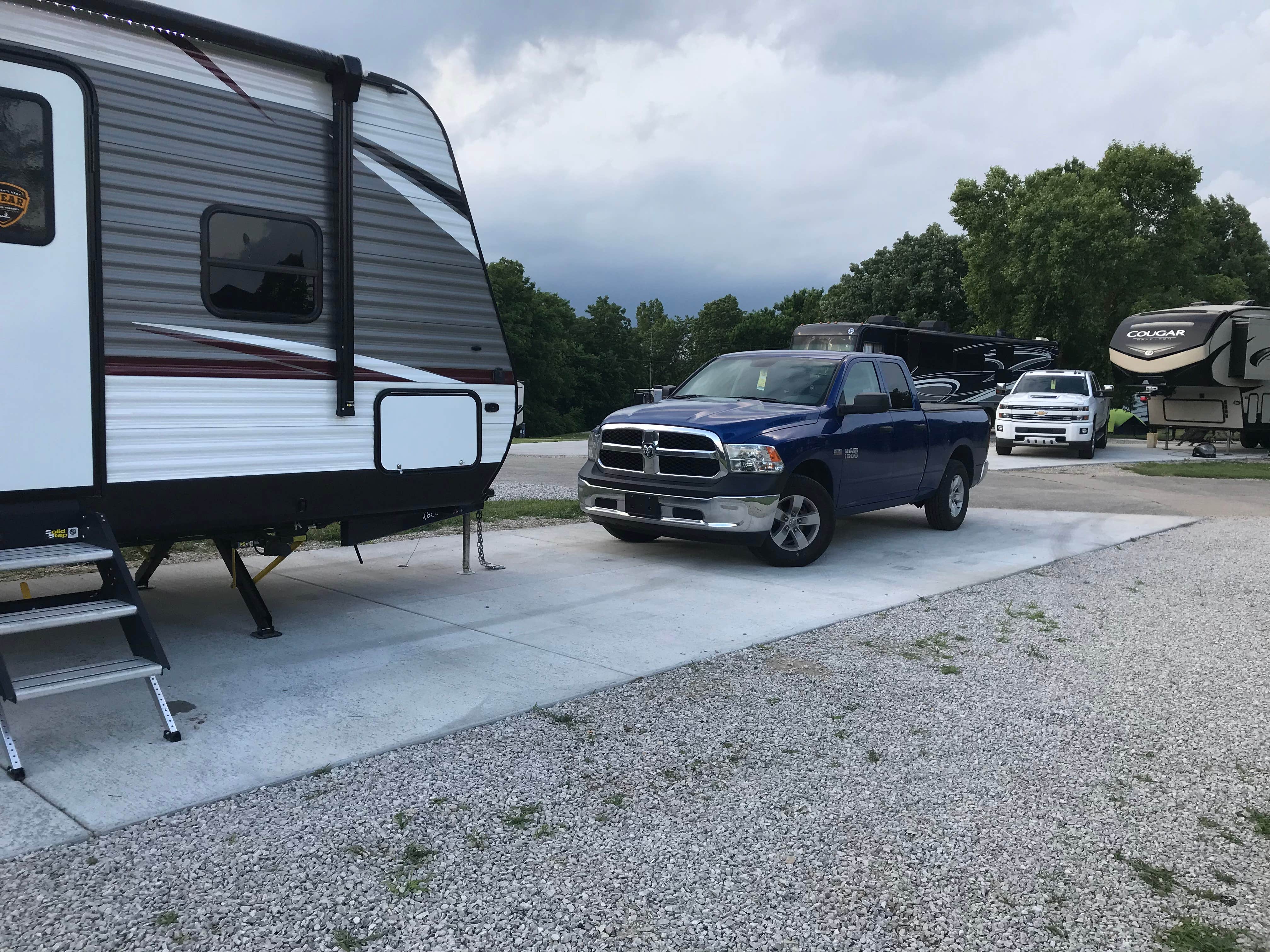 Martin J.'s photo of rv camping at Blue Springs Lake Campground near Lee's Summit, MO
