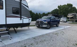 Martin J.'s photo of rv camping at Blue Springs Lake Campground near Unity Village, MO