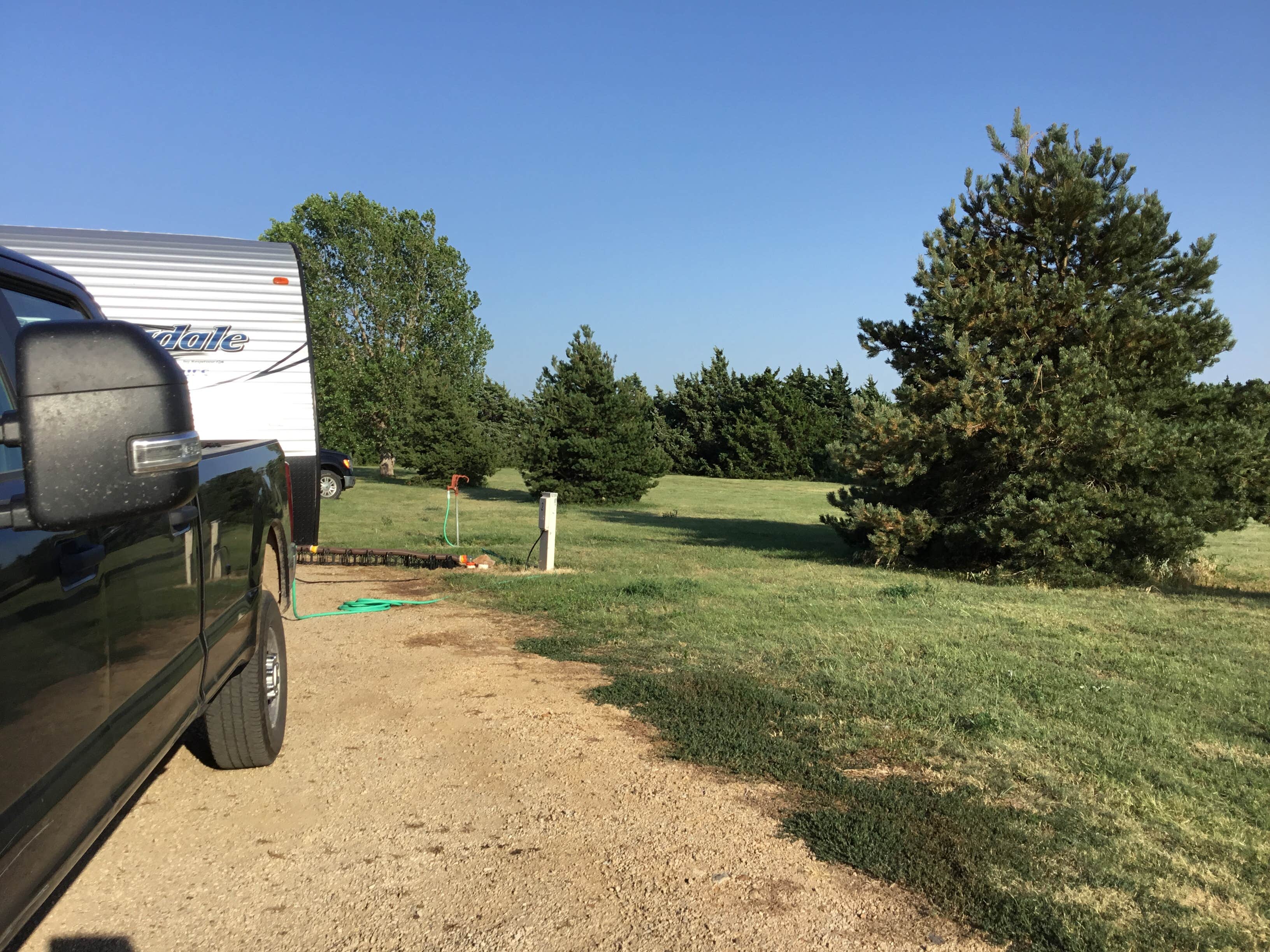 Camper-submitted photo at Big Bluestem Hell Creek Area Campground — Wilson State Park in Kansas