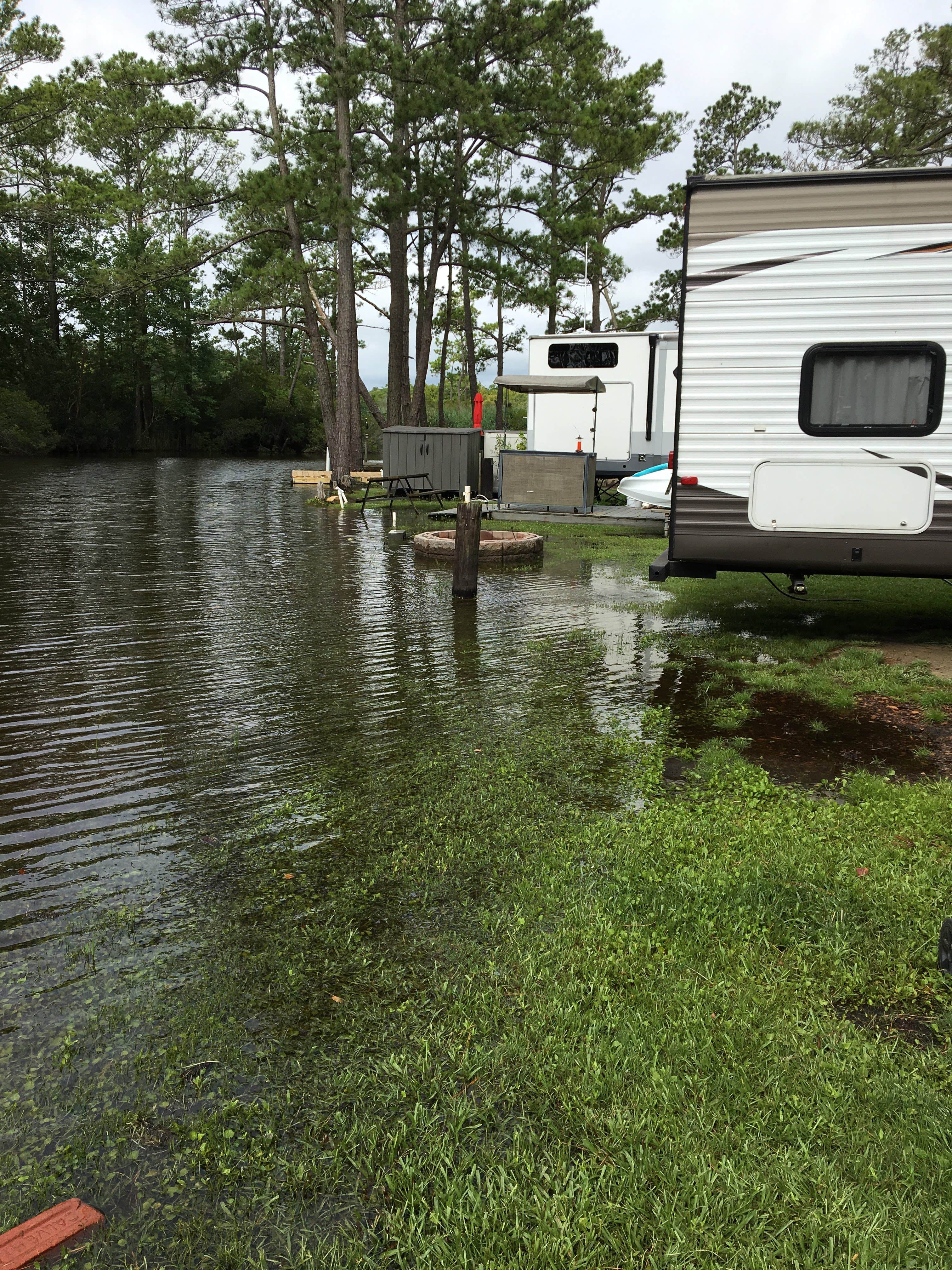 Tina C.'s photo of rv camping at North Bayshore Campground near Powells Point, NC