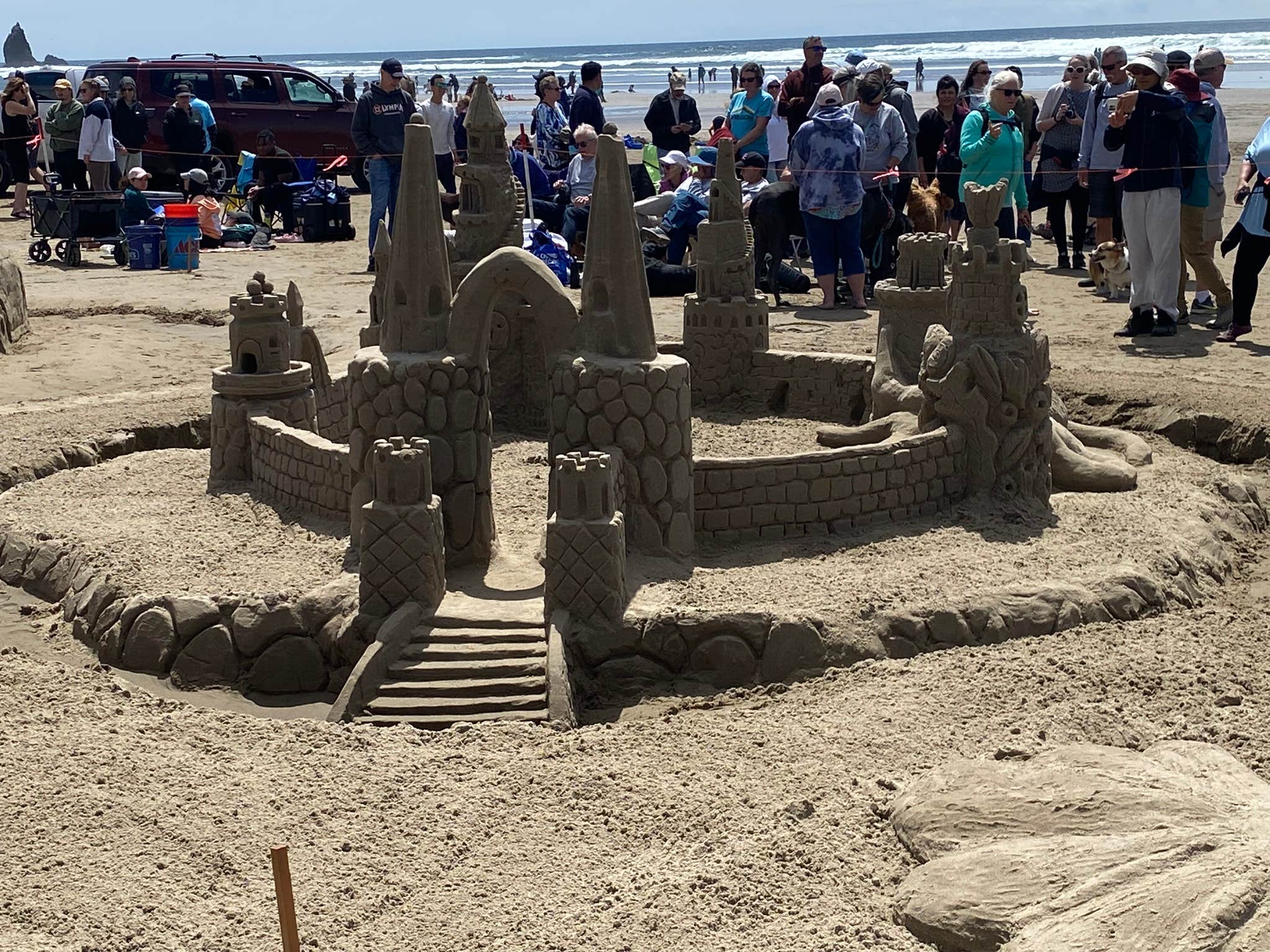 Maurice G.'s photo of camping with pets at Wright's for Camping near Cannon Beach, OR