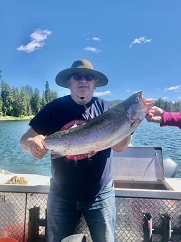 Camper-submitted photo at Hartman's Log Cabin Resort near Coulee Dam, WA