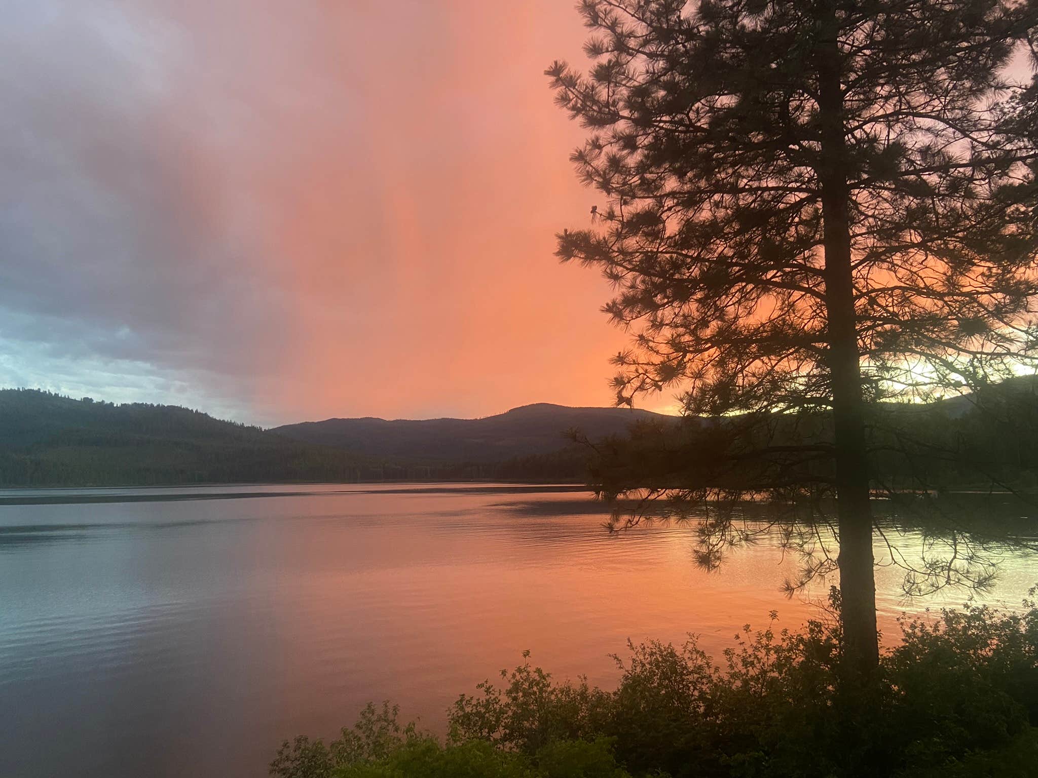 Camper-submitted photo at Hartman's Log Cabin Resort near Coulee Dam, WA
