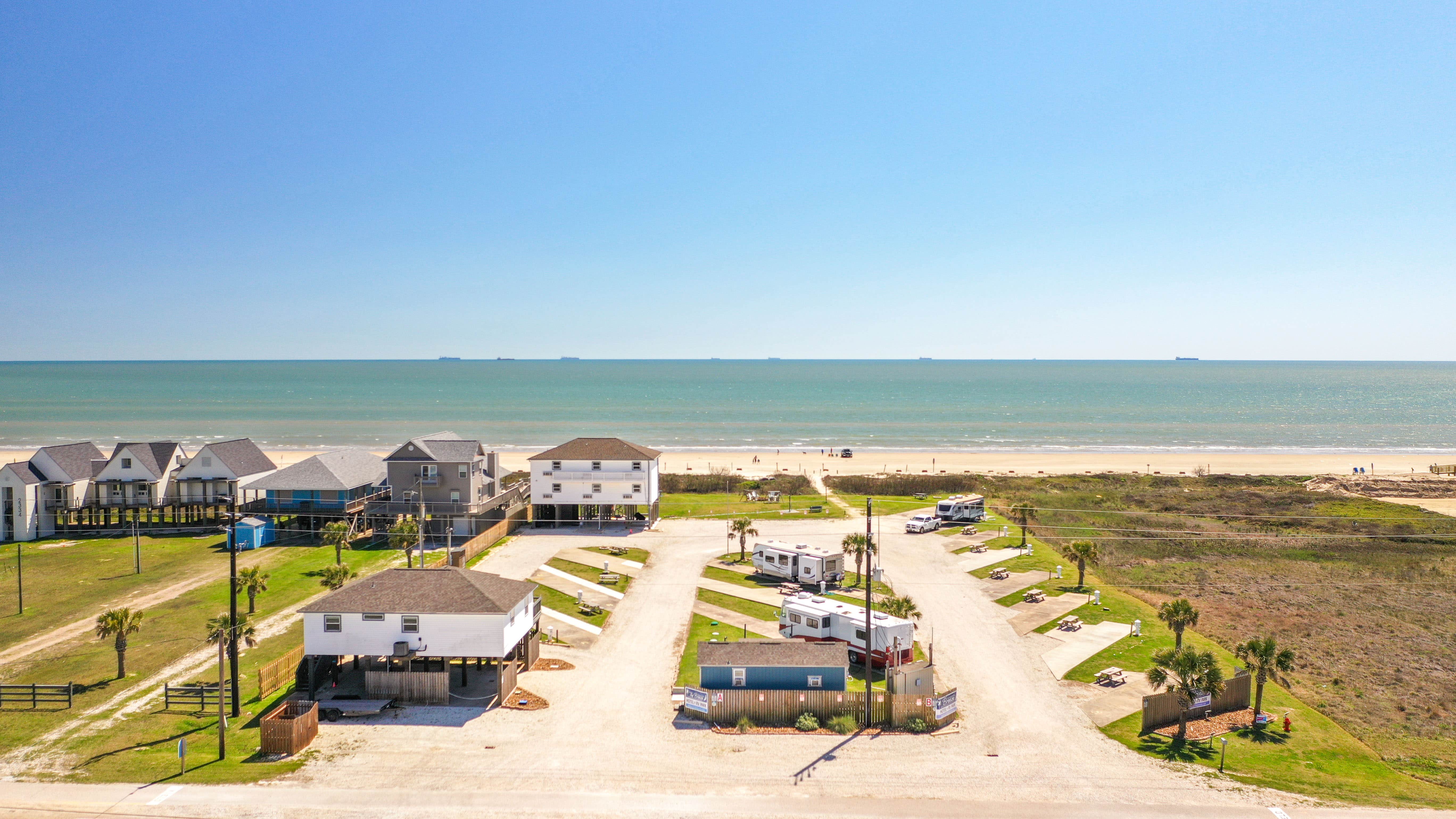 Camping near Quintana Beach County Park: The Breeze Beachfront Resort, Freeport, Texas