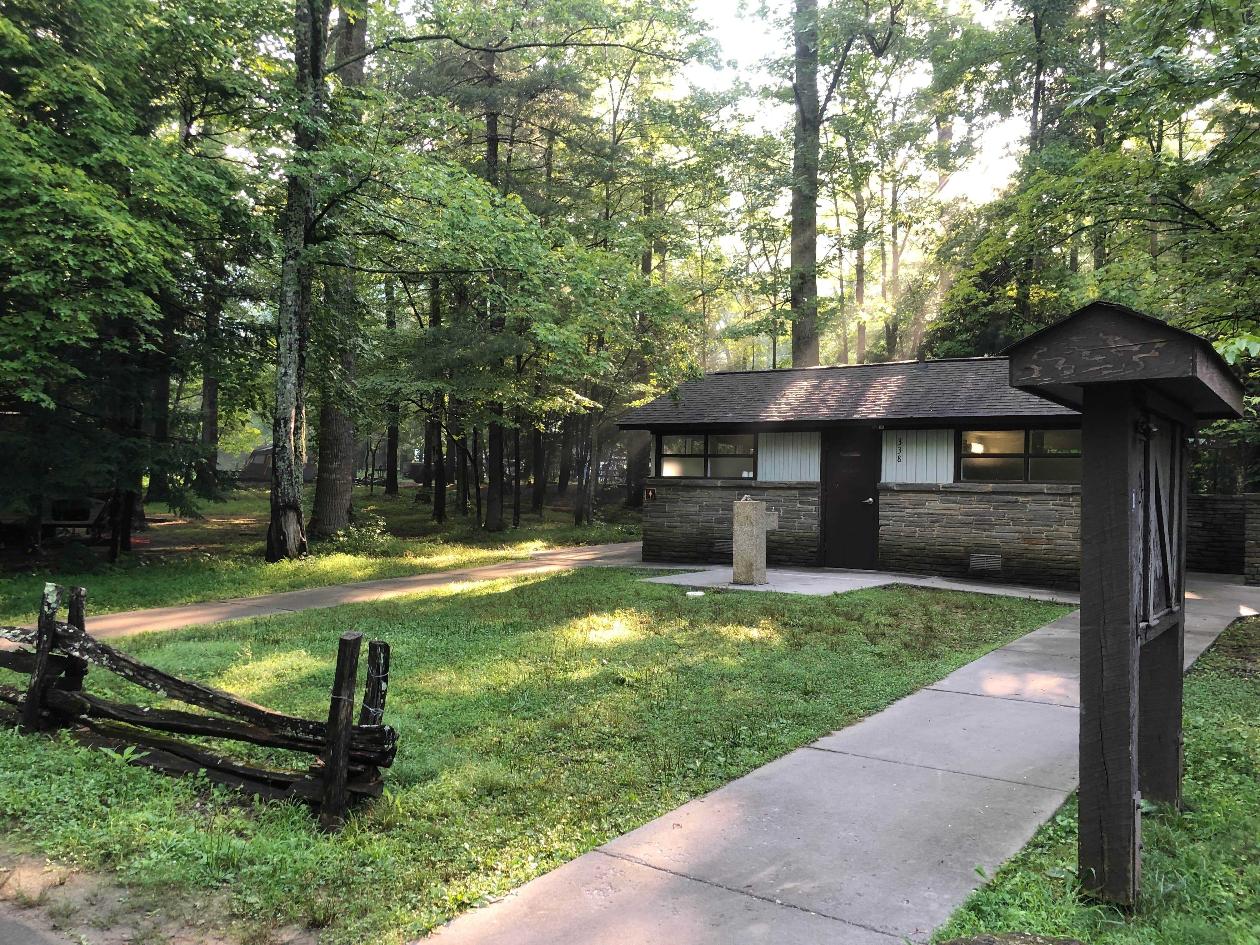 Lori H.'s photo of glamping accommodations at Cades Cove Campground near Bryson City, NC