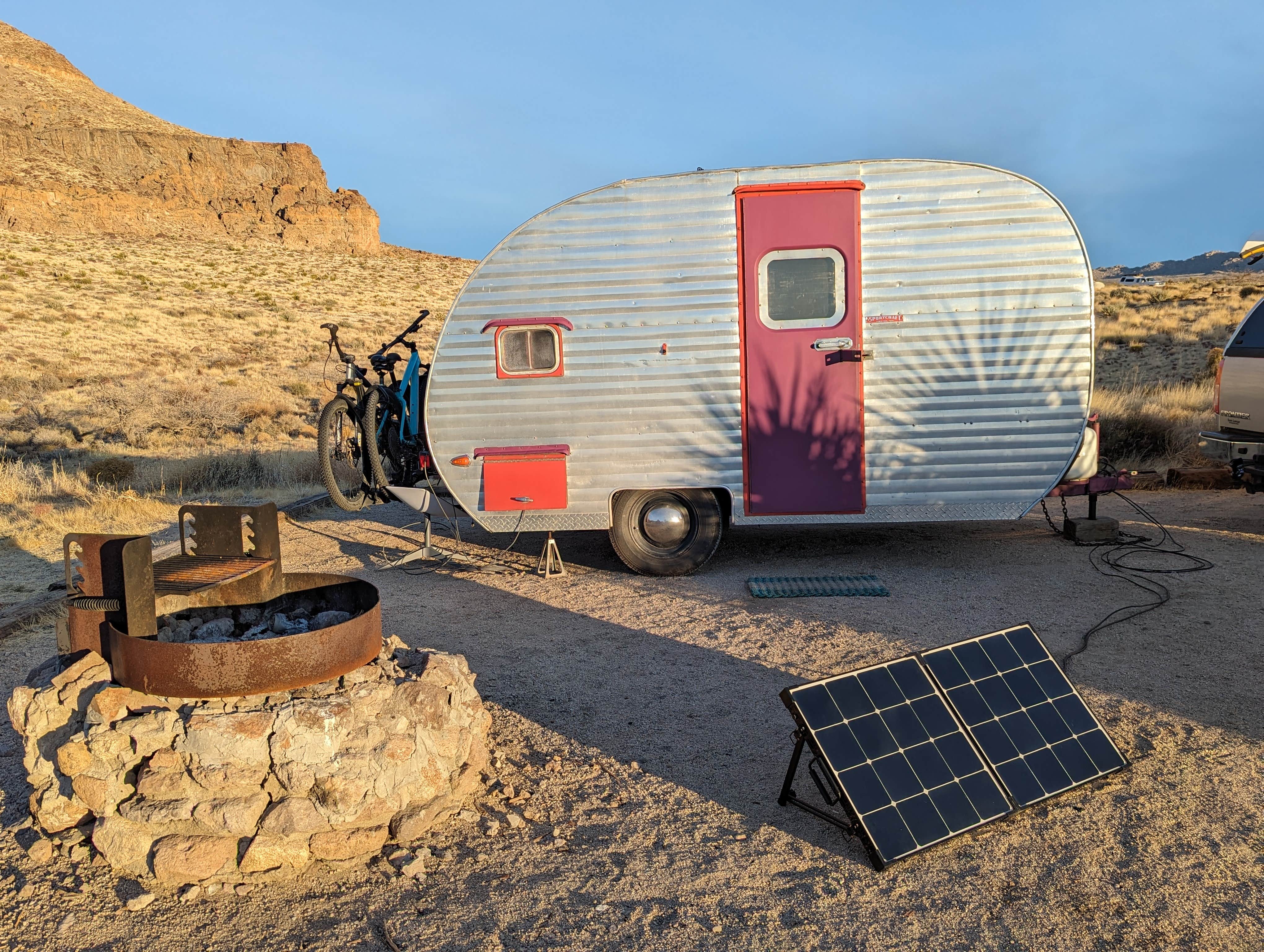 Shari  G.'s photo of rv camping at Hole In The Wall Campground — Mojave National Preserve near Mojave National Preserve