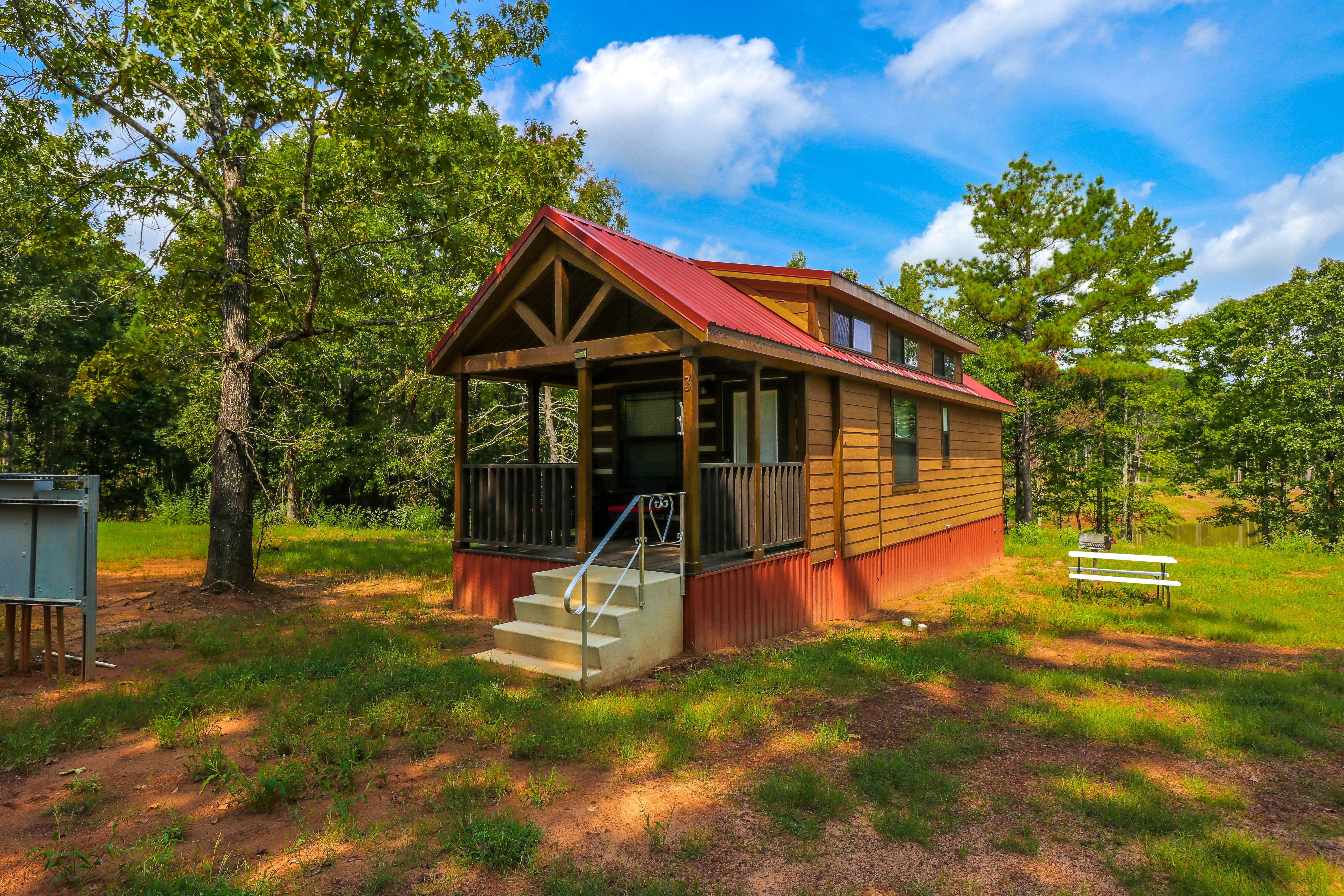 Scott B.'s photo of a cabin at Barnwell Mountain RV Park near Lake O' The Pines