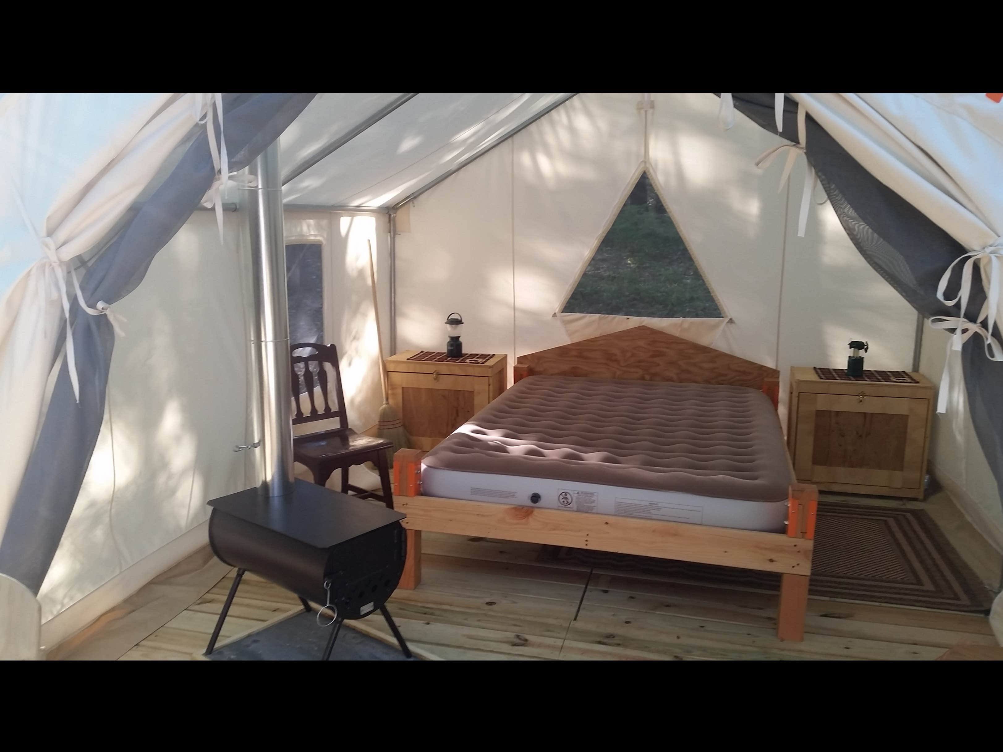 The Dyrt's photo of glamping accommodations at Lakefront at Little Clemons near Melvin Village, NH