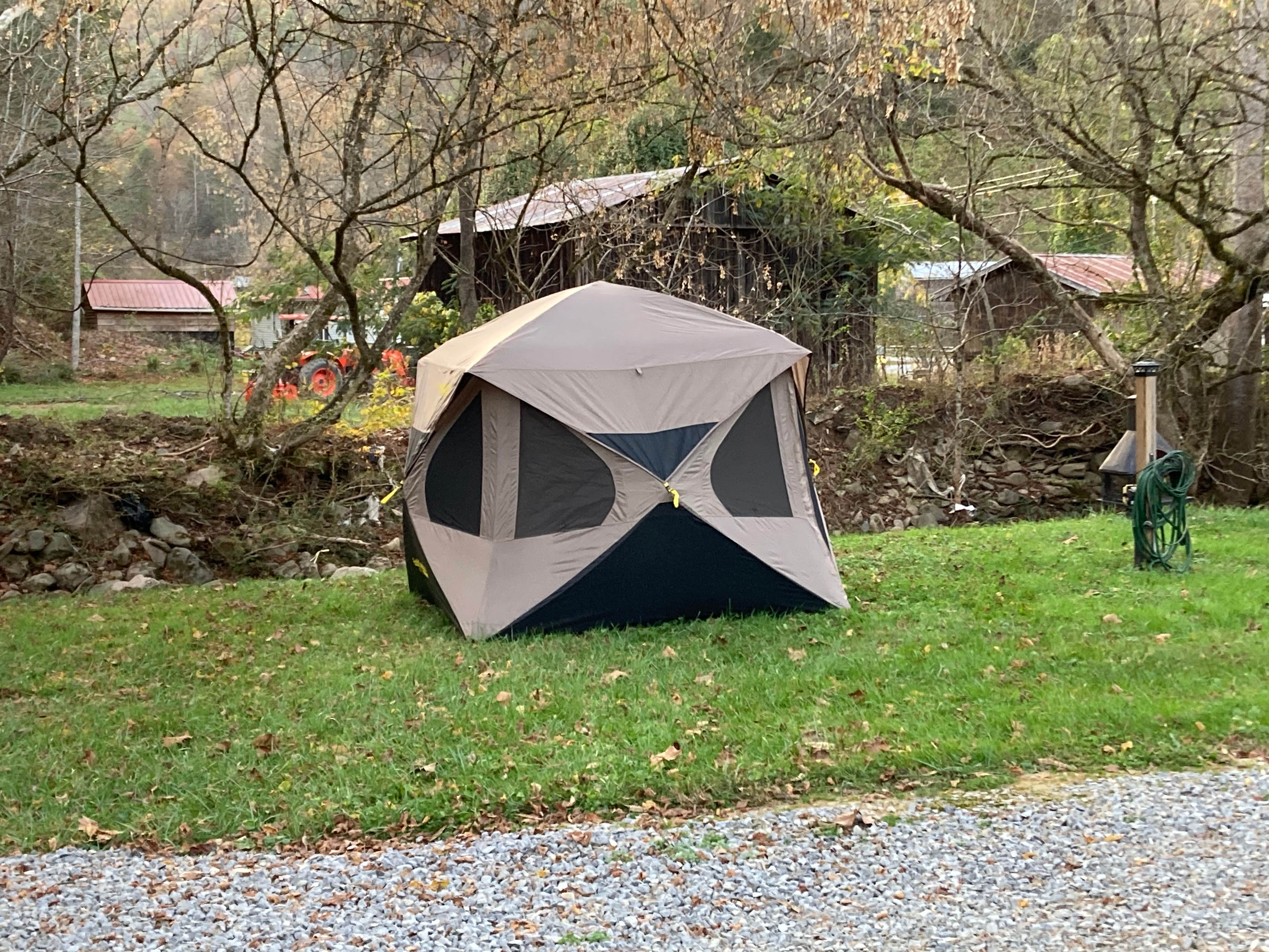 Rick S.'s photo of tent camping at Creekside Stayz Glamping and camping in the Smokies near Afton, TN