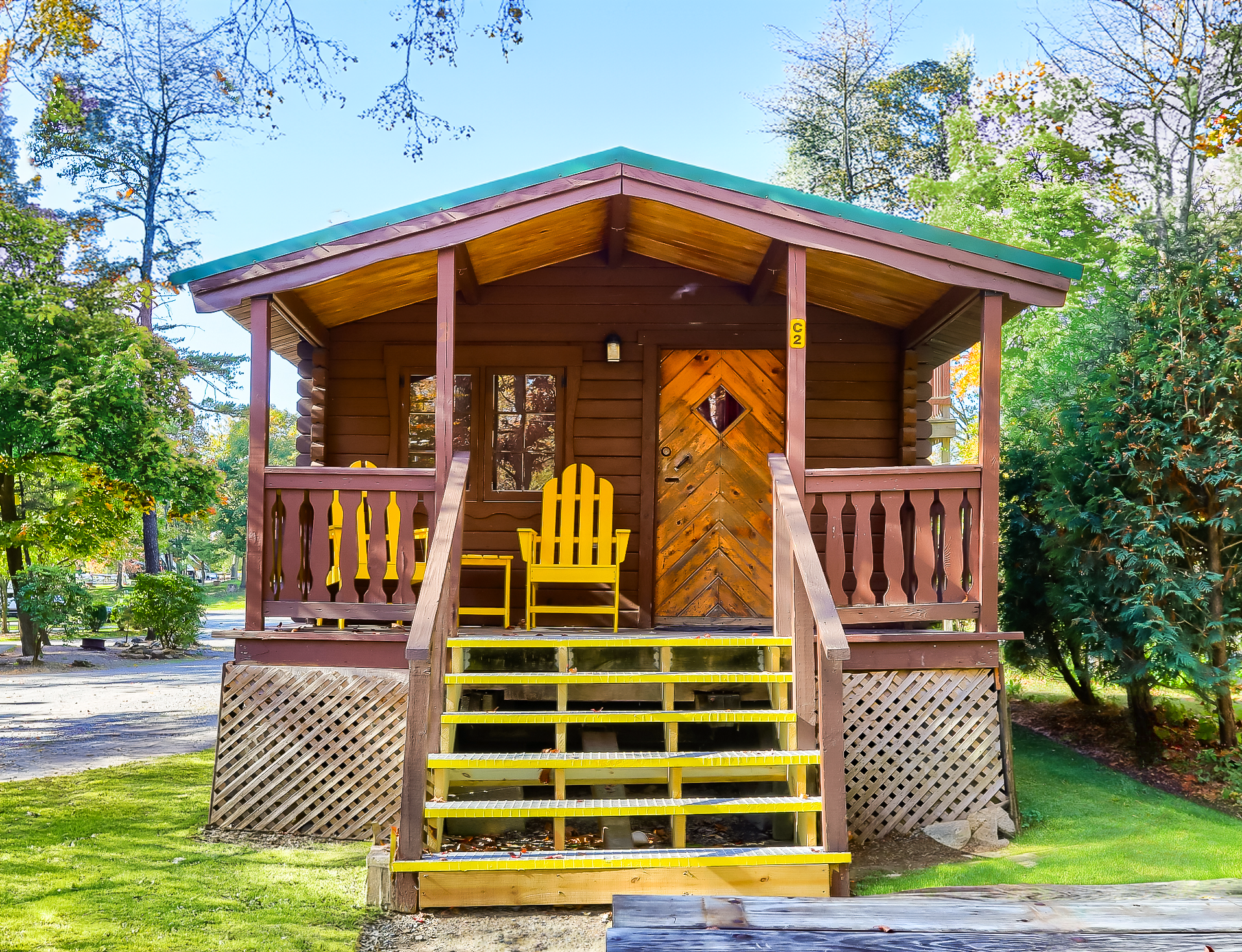 Horizon M.'s photo of a cabin at Jonestown/Hershey KOA near Middleport, PA