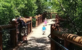 Krystal W.'s photo of camping with a horse at Fort Abraham Lincoln State Park Campground near Underwood, ND