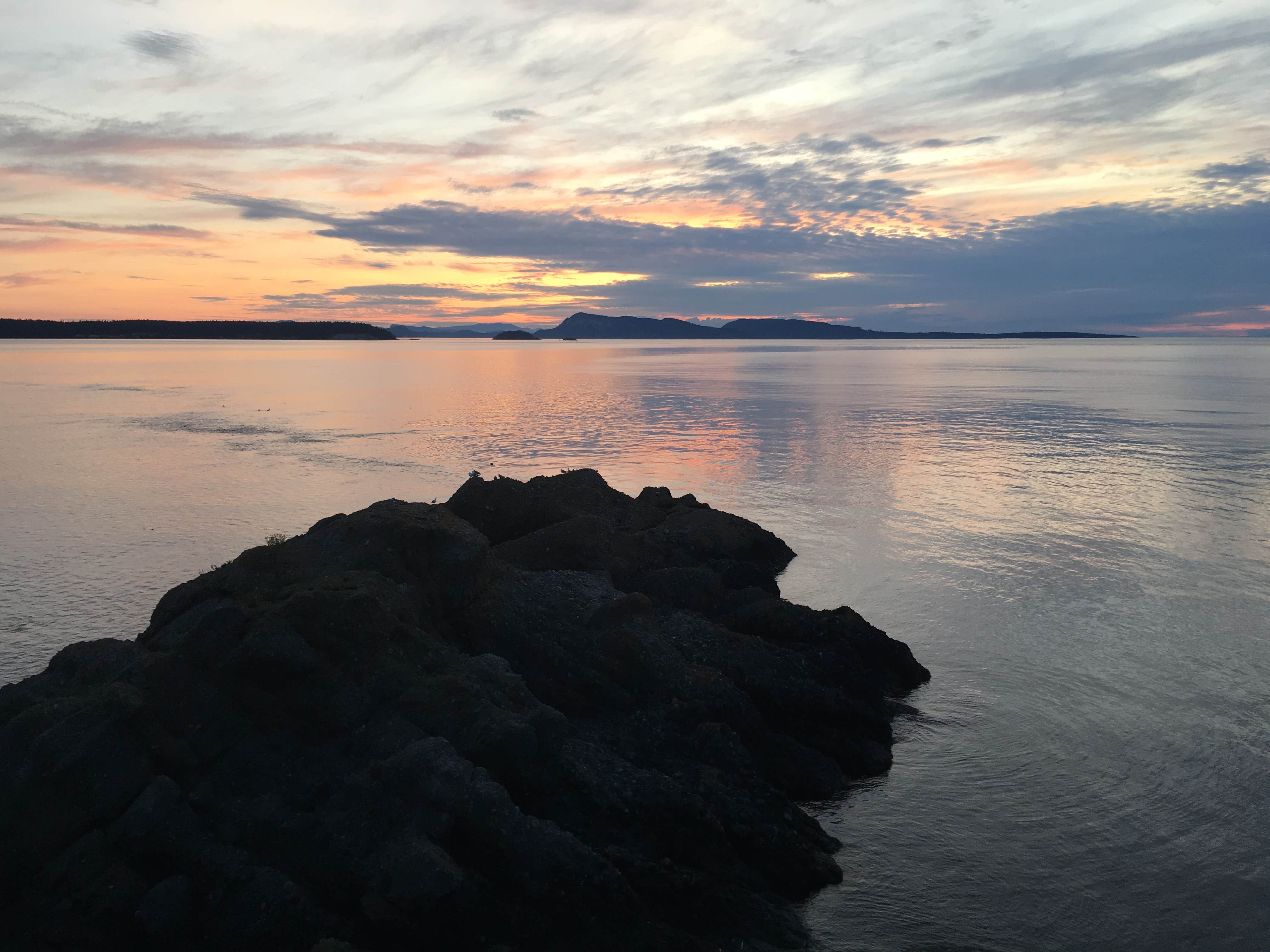 Pat M.'s photo of a dispersed camping area at Point Doughty near Eastsound, WA
