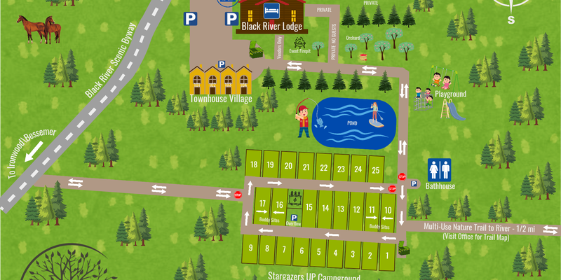 Camper submitted image from Stargazers U.P. Campground