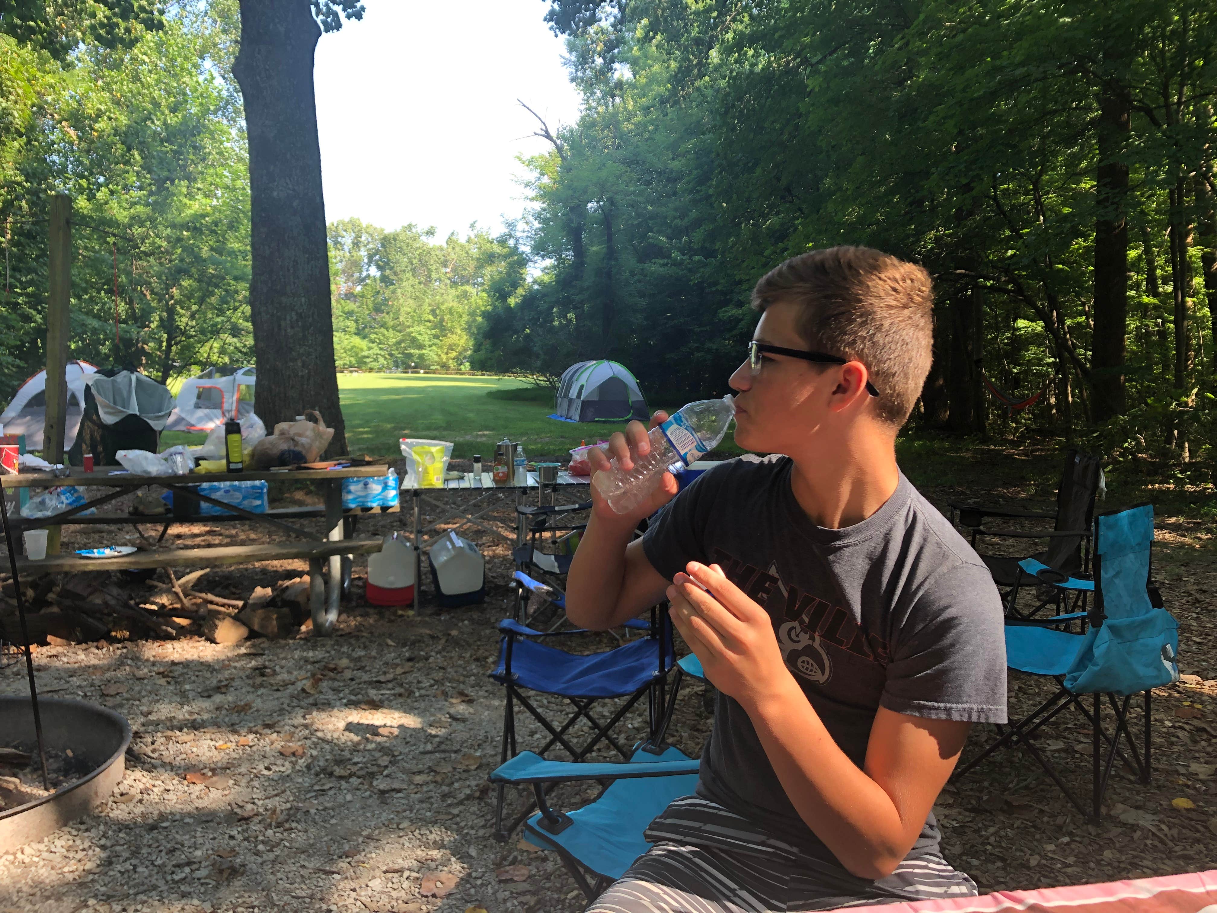 Camper-submitted photo at Horine Reservation Camping at Jefferson County Memorial Forest near Pewee Valley, KY