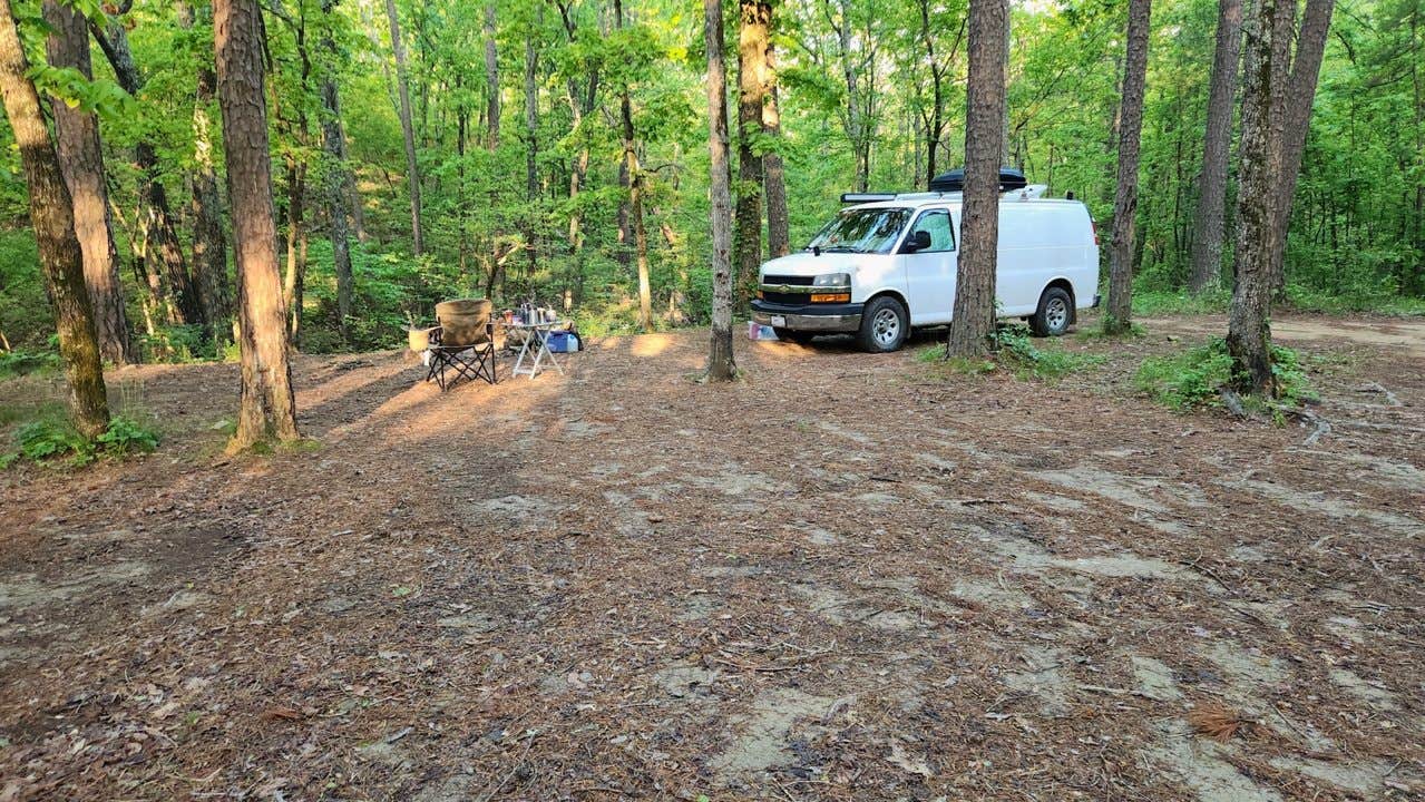 Camper-submitted photo at Brown Creek Rd/FR805 Dispersed near Casa, AR