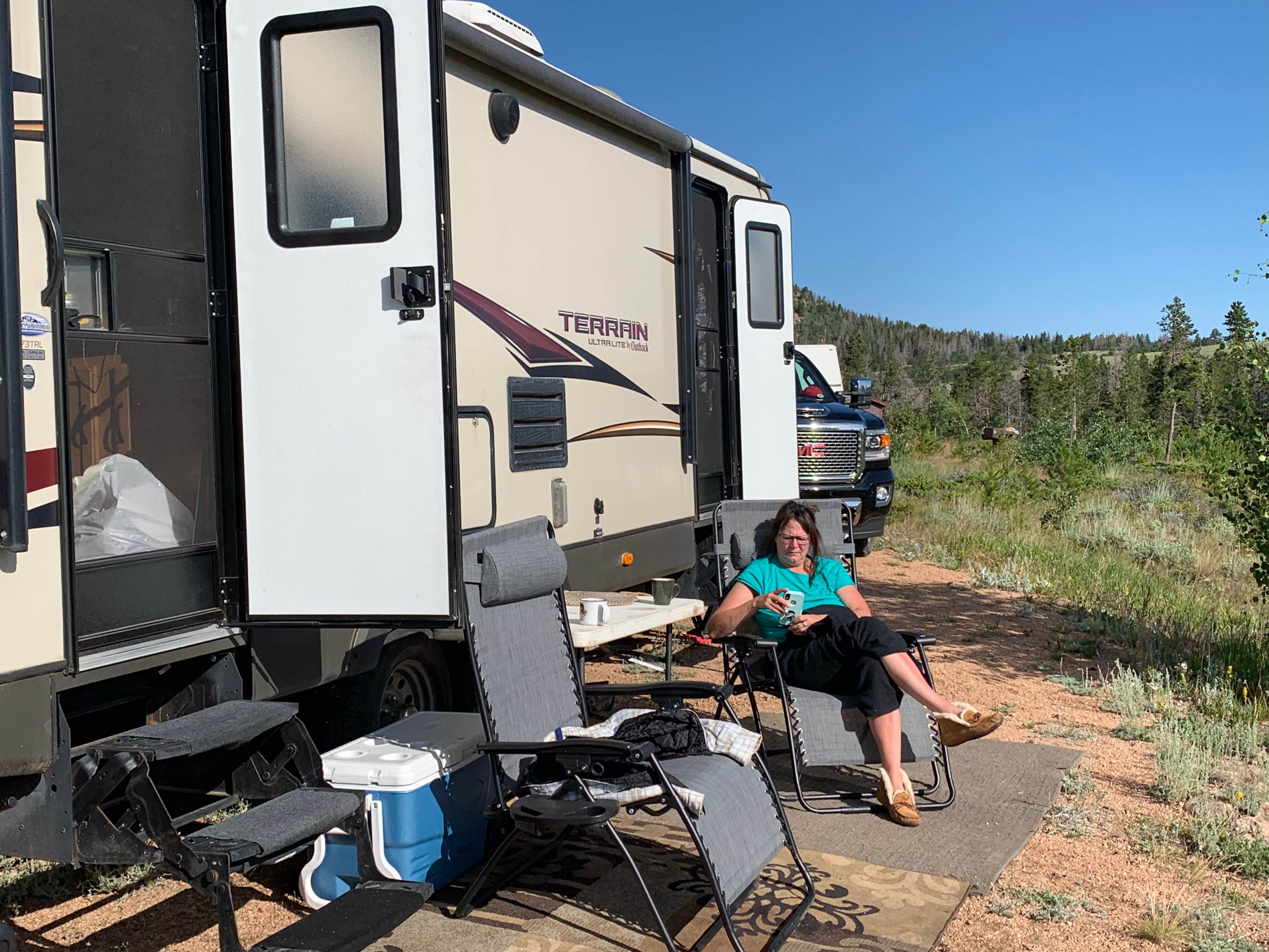 Rick  W.'s photo of rv camping at Yellow Pine Campground (Wy) near Rock River, WY