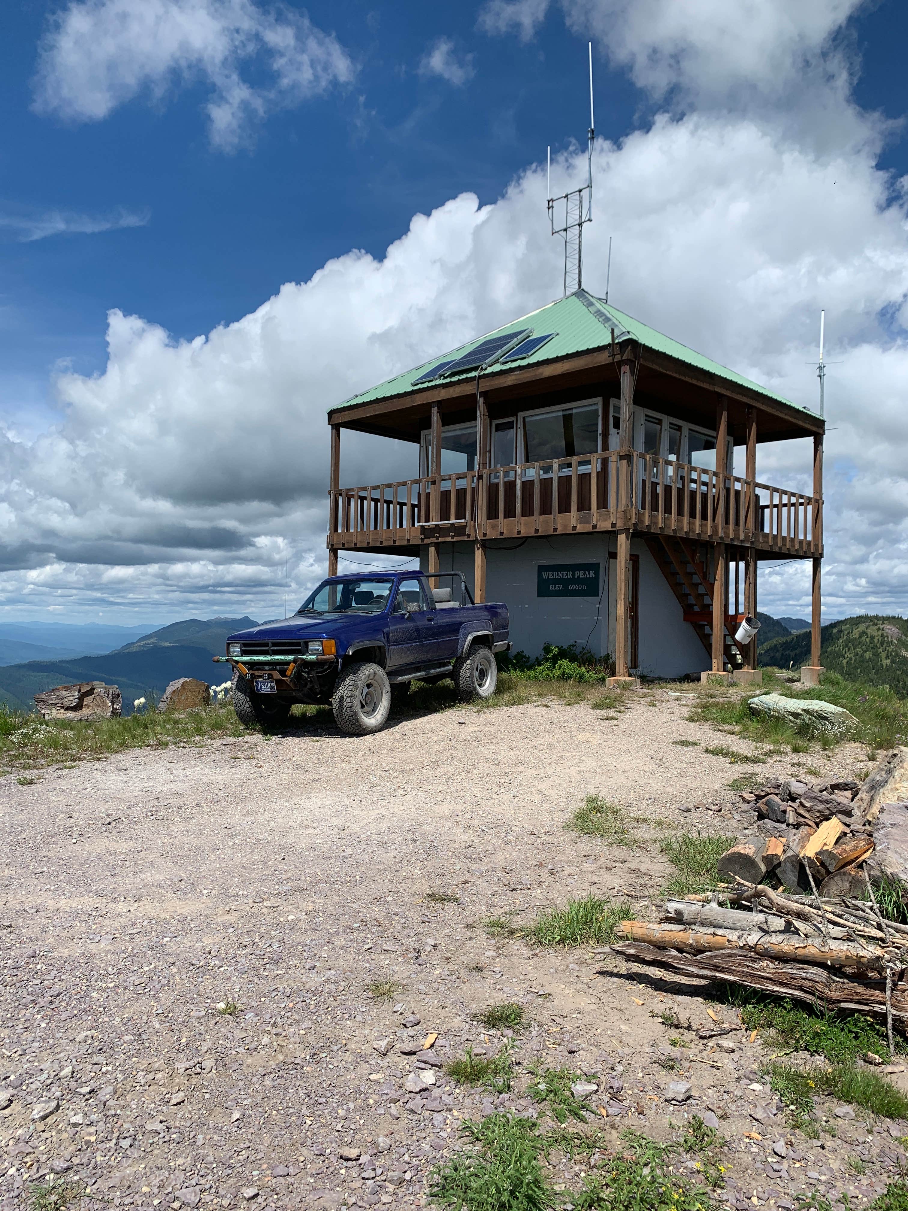 Camper-submitted photo at Werner Peak Lookout near Polebridge, MT