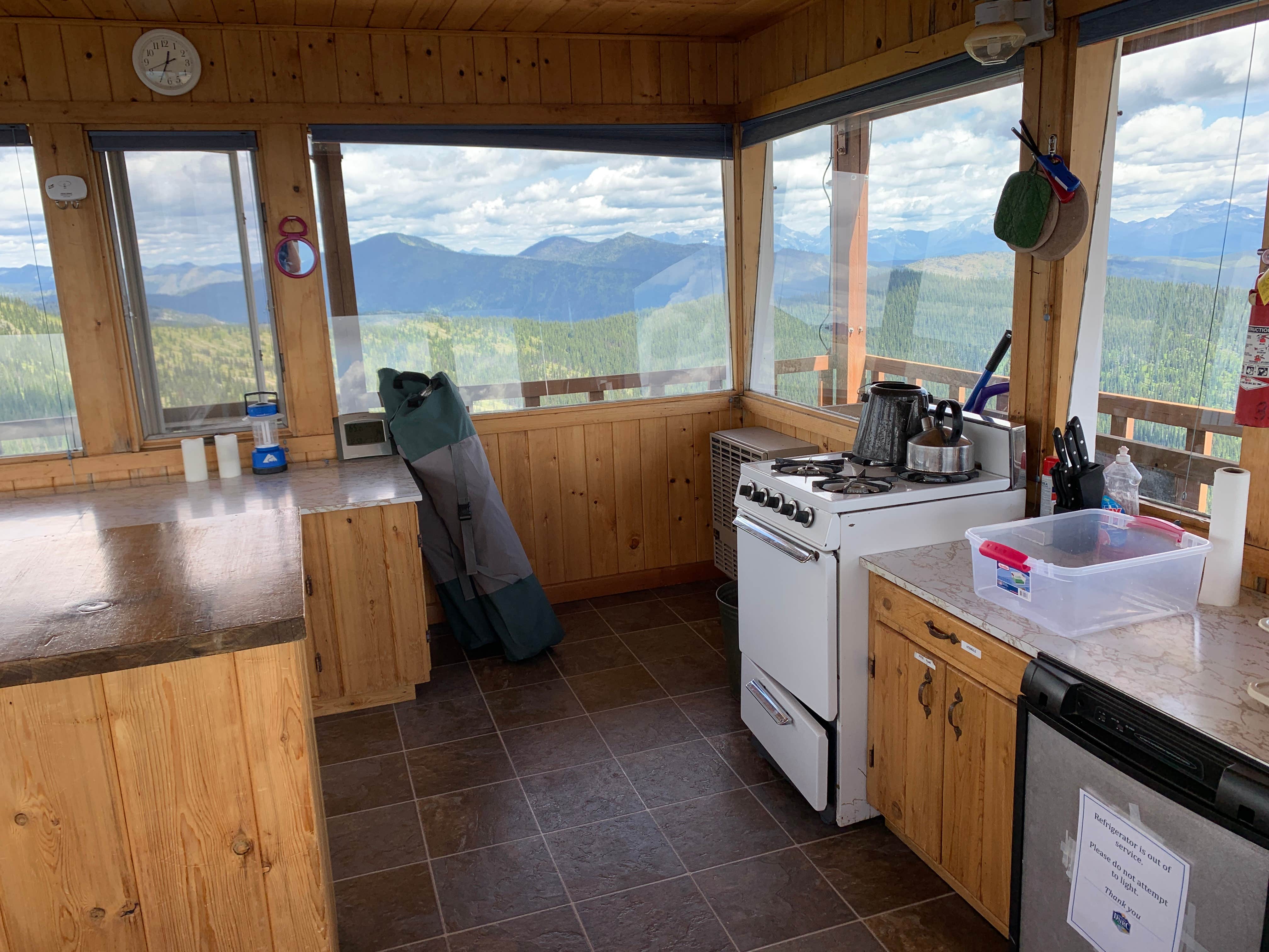 Camper-submitted photo at Werner Peak Lookout near Polebridge, MT
