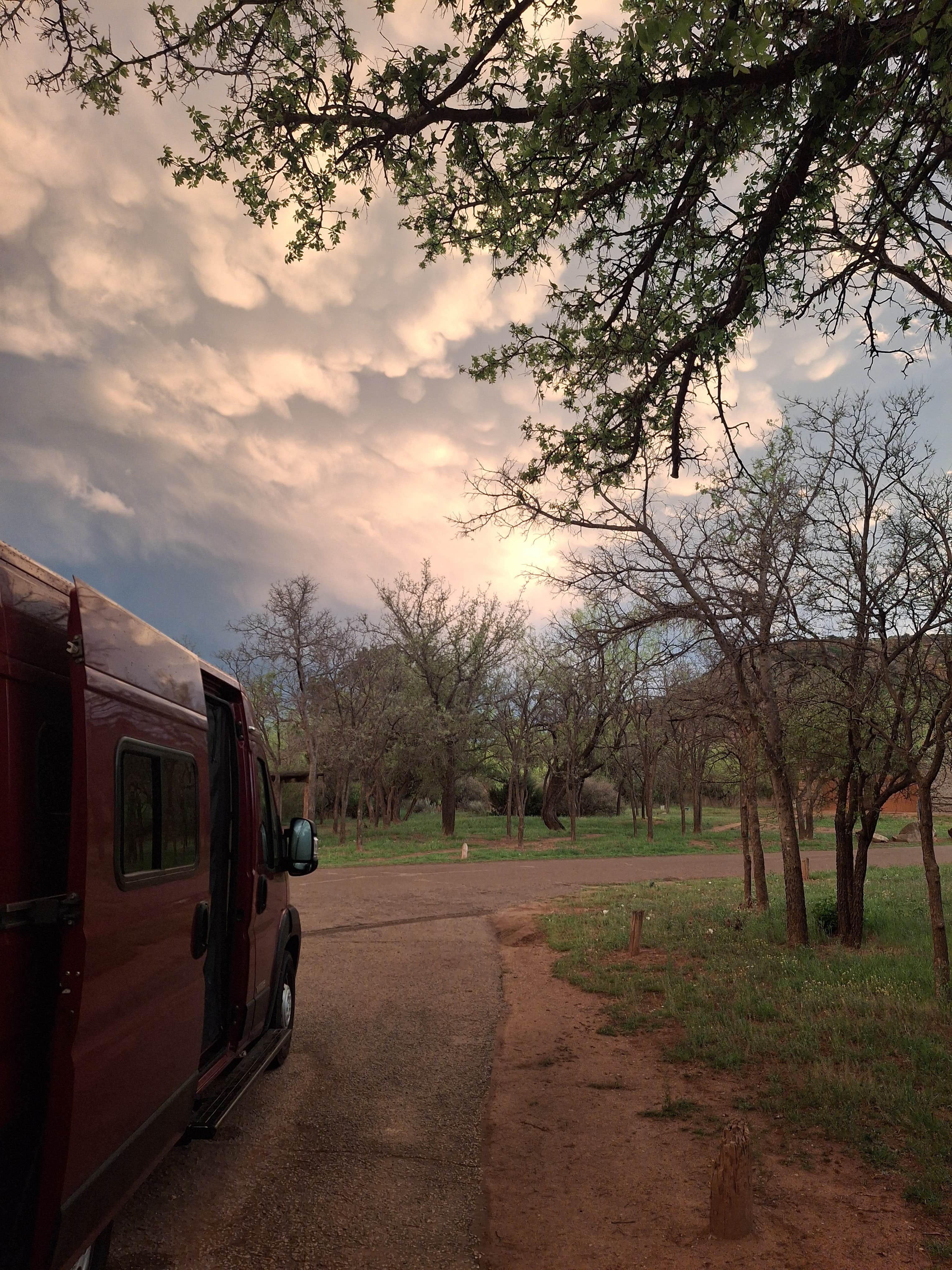 Mark M.'s photo of rv camping at Hackberry Campground — Palo Duro Canyon State Park near Canyon, TX