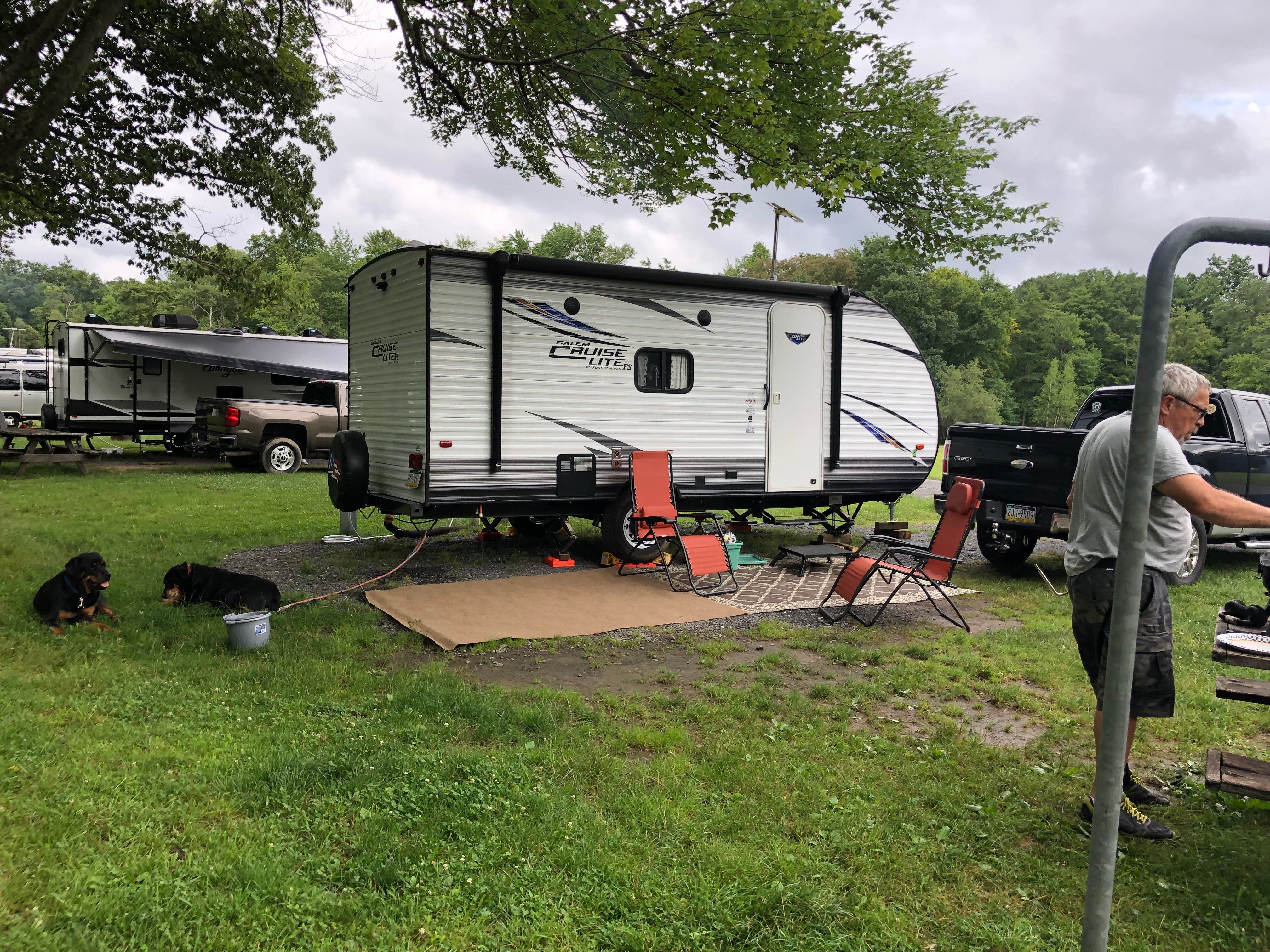 Shirley M.'s photo of rv camping at Hickory Run State Park Campground near Hazleton, PA