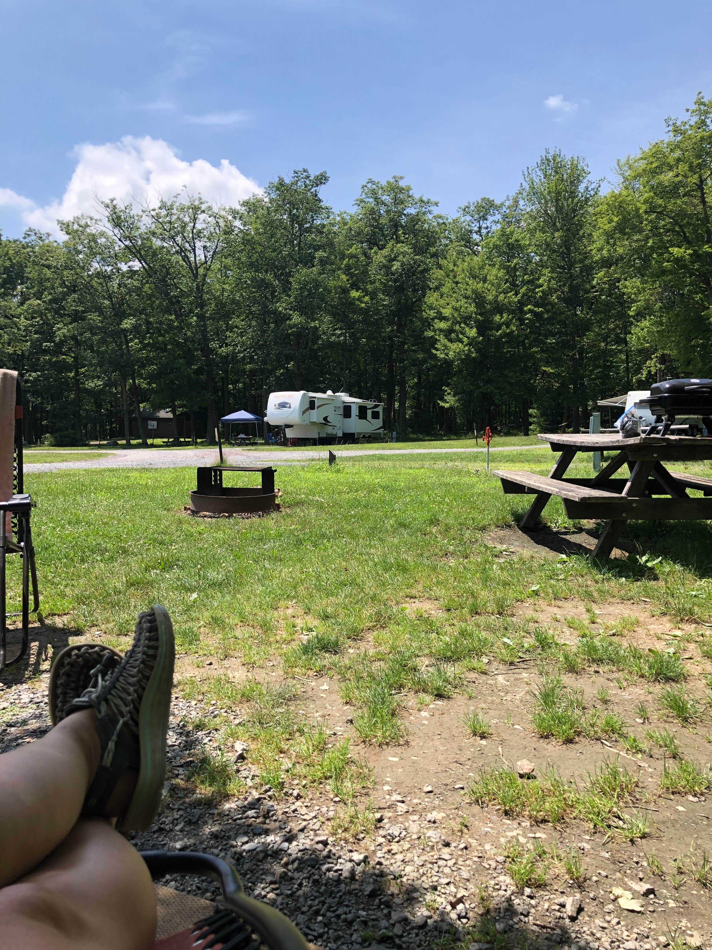 Shirley M.'s photo at Hickory Run State Park Campground near Hunlock Creek, PA