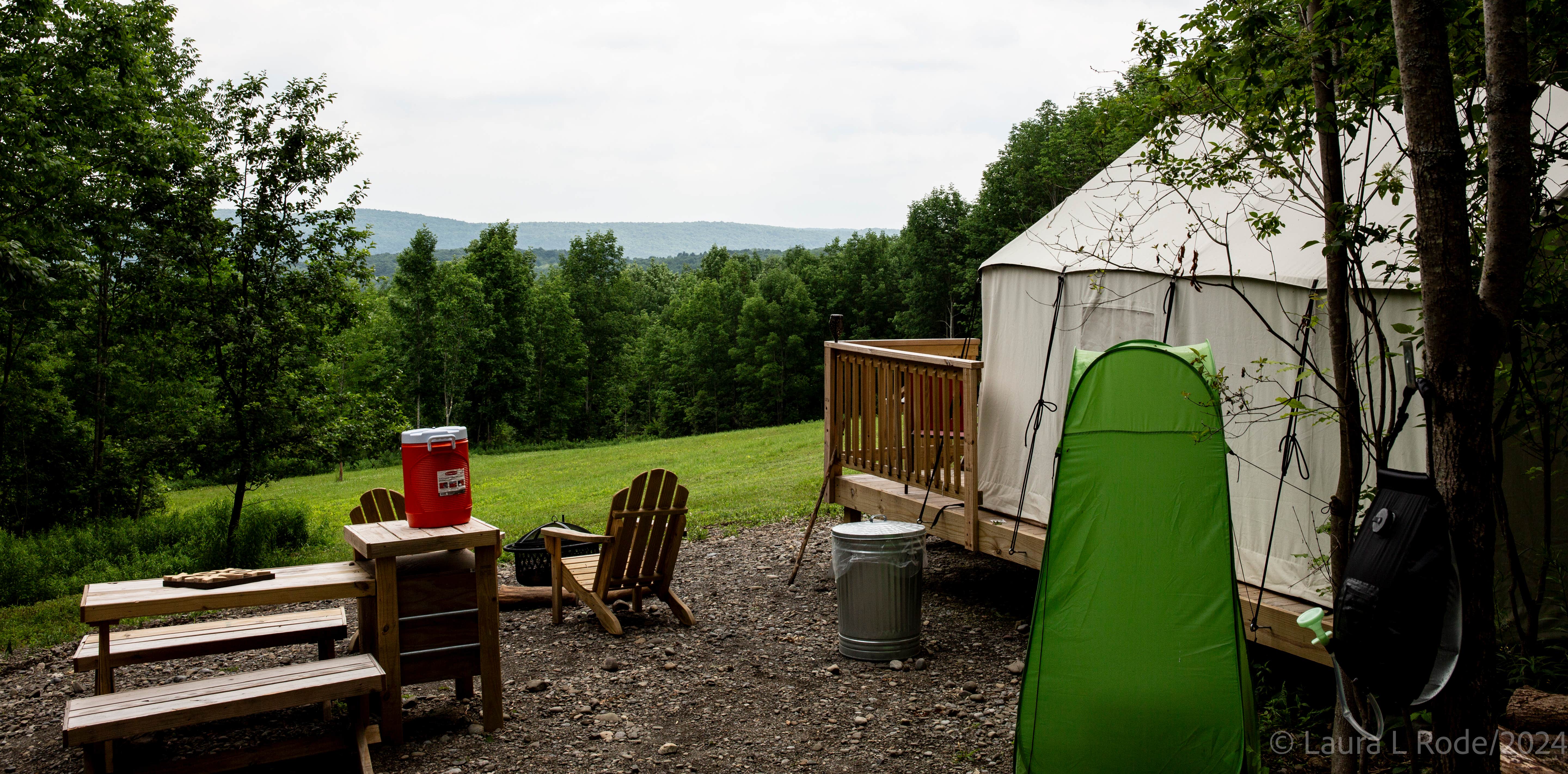 Laura J.'s photo at Strawberry Hill Camps near Burlington Flats, NY