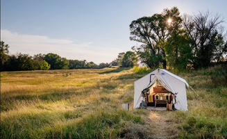 Jessica W.'s photo of tent camping at Double Rose Ranch near Grand Mesa, Uncompahgre and Gunnison National Forests