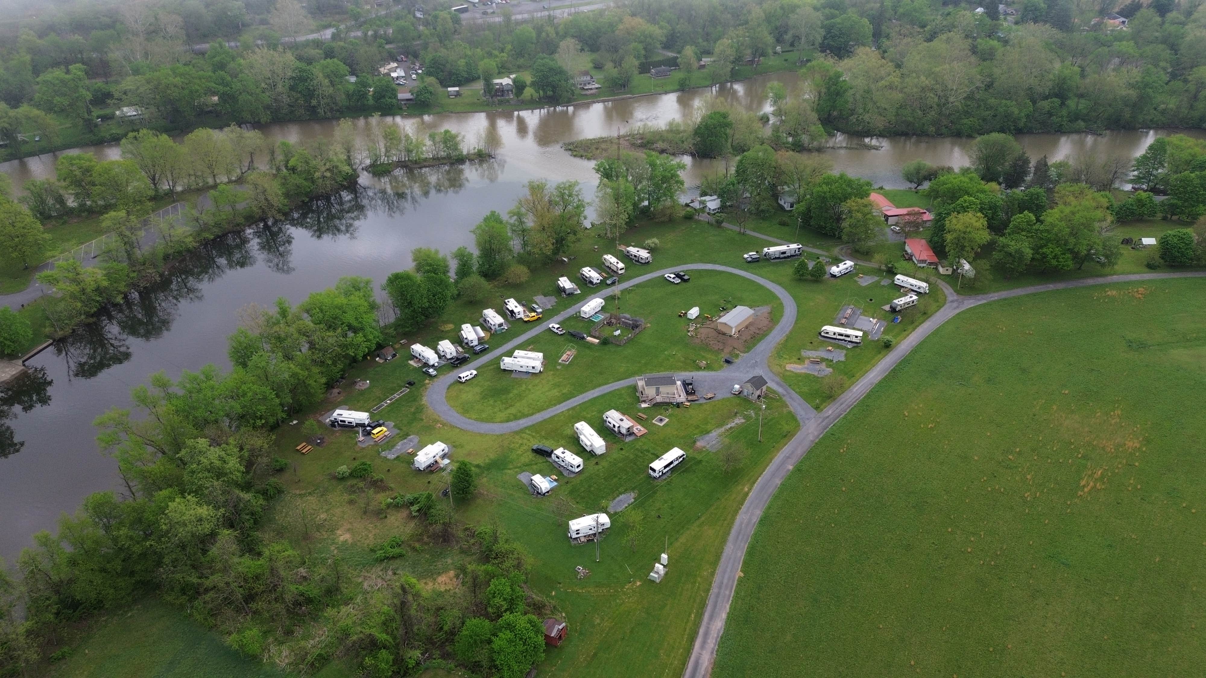 Camper-submitted photo at Riverbank Campground near Mill Creek, PA