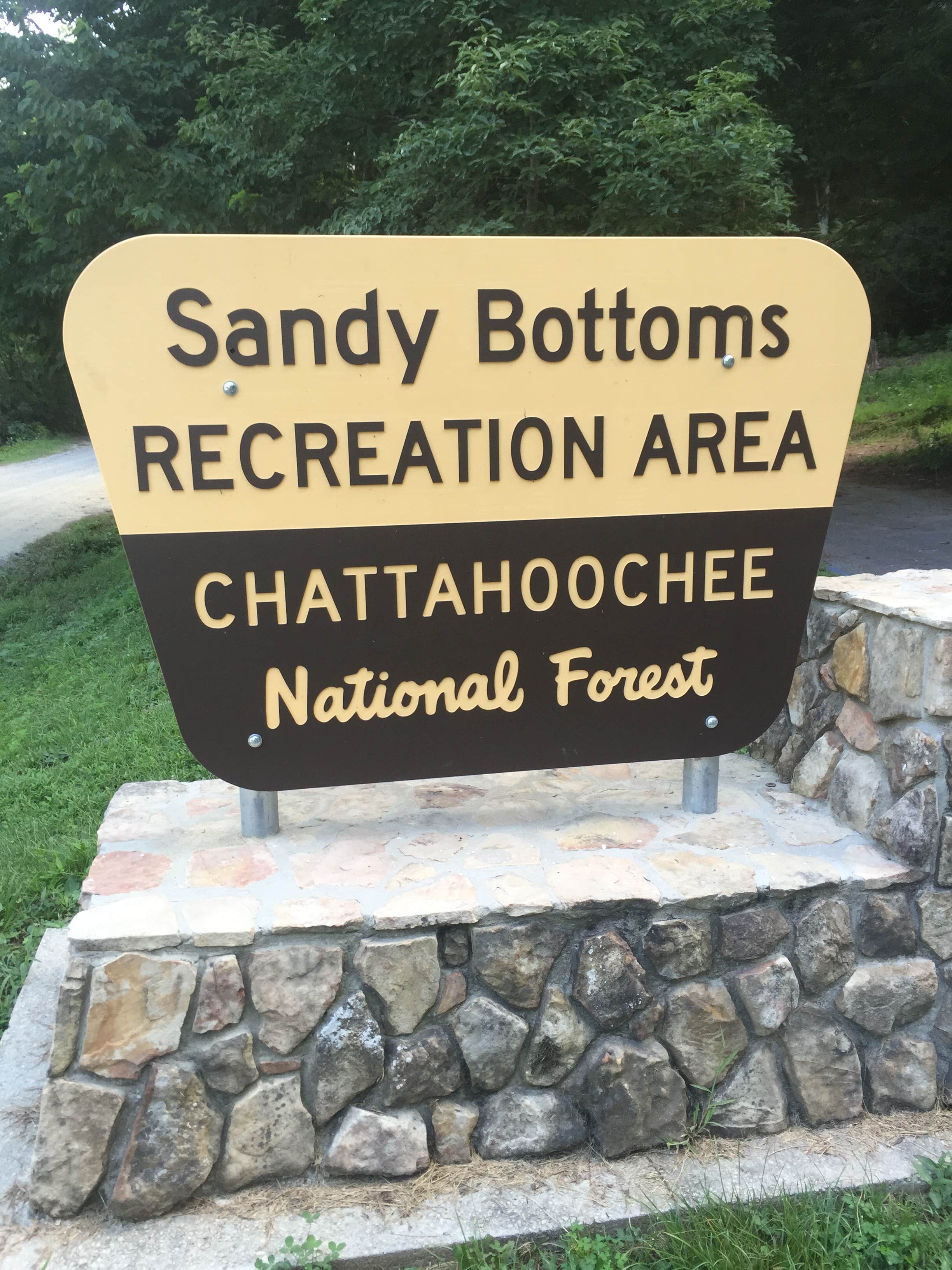Camper-submitted photo at Sandy Bottoms Recreation Area Campground (Clayton, Ga) — Chattahoochee Oconee National Forest near Mineral Bluff, GA