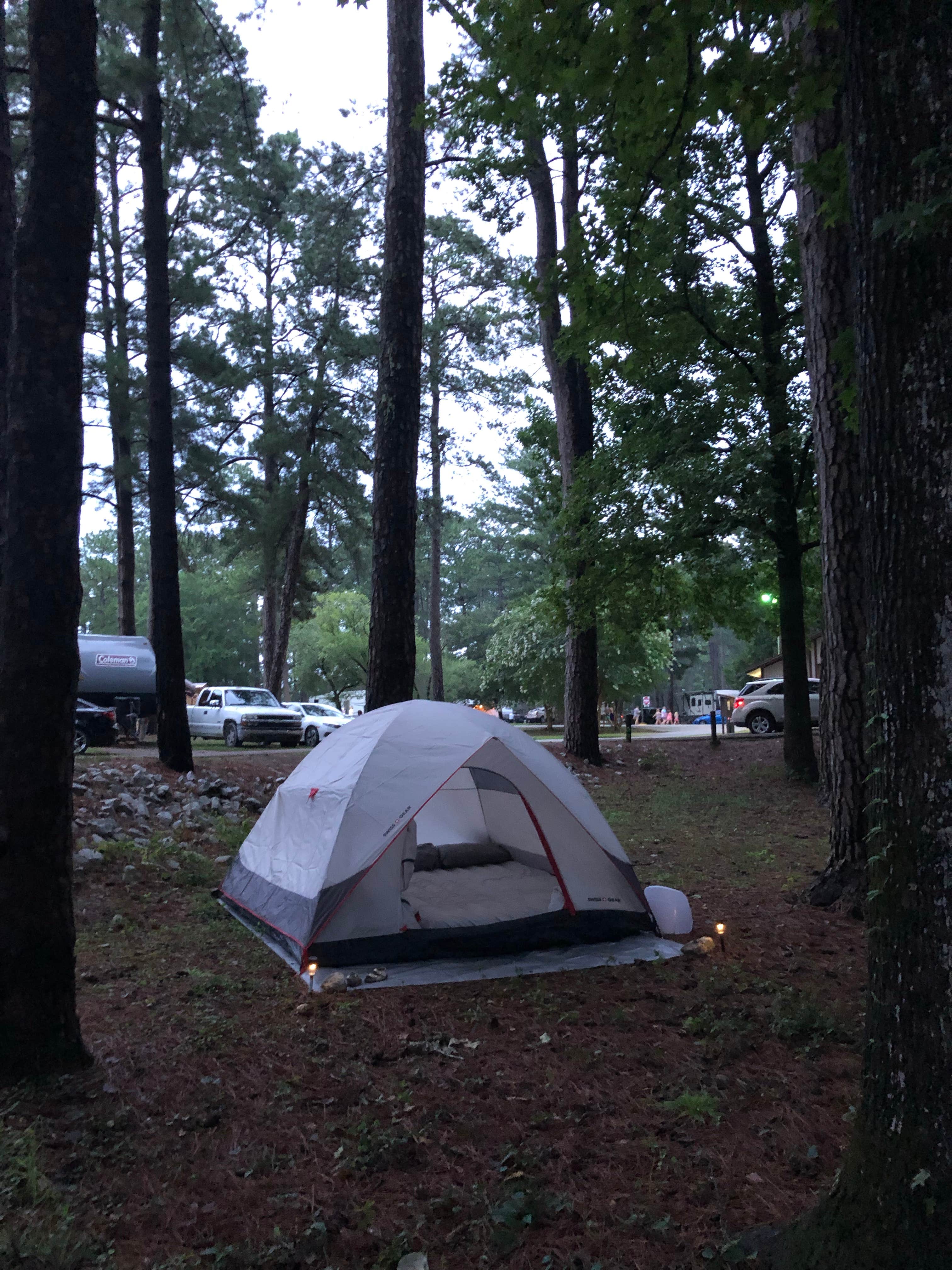 Jessica P.'s photo of tent camping at Wind Creek State Park Campground near Equality, AL