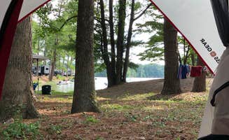 Jessica P.'s photo of tent camping at Wind Creek State Park Campground near Oak Grove, AL