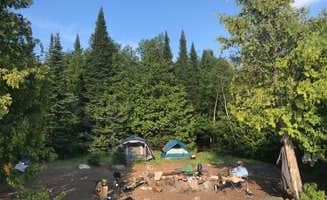 Molly Y.'s photo of tent camping at Boundary Waters Canoe Area, Cherokee Lake Backcountry Camping near Lutsen, MN
