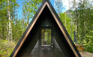 Devon D.'s photo of a cabin at Little A-Frame on Cascade River near Concrete, WA