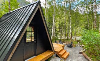 Devon D.'s photo of a cabin at Little A-Frame on Cascade River near Darrington, WA