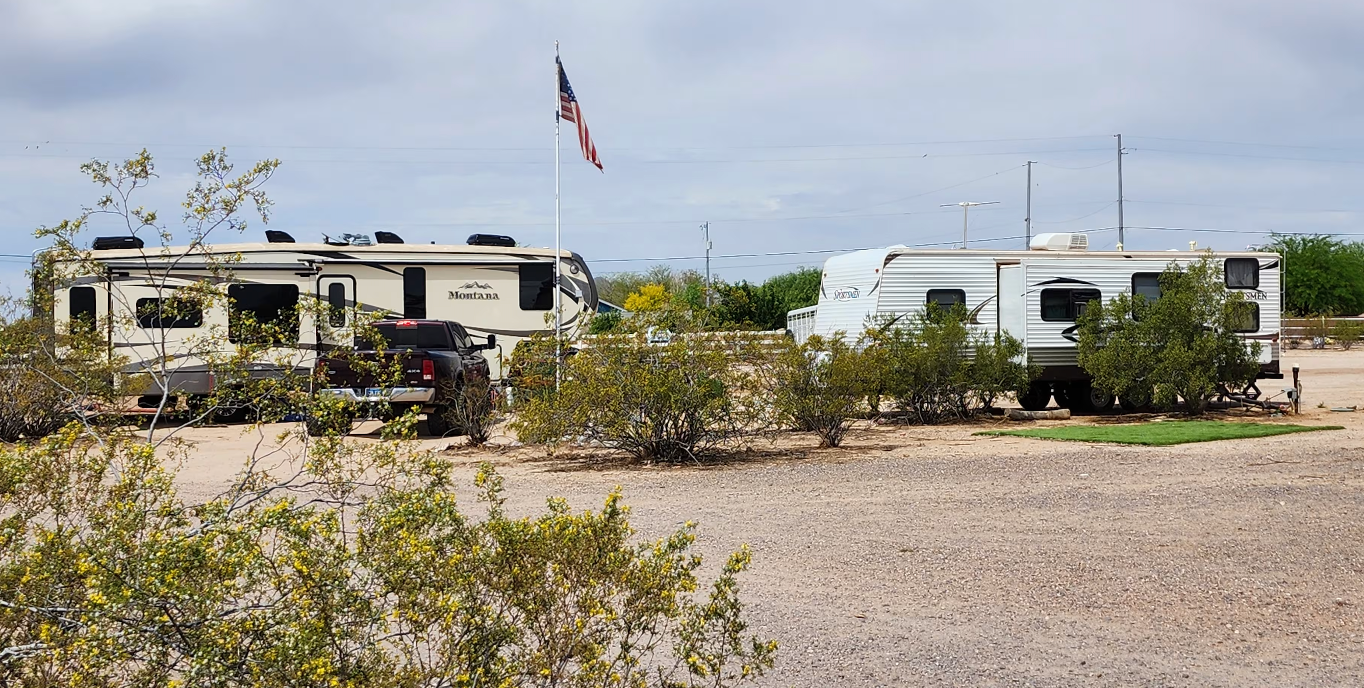 Camper submitted image from EPIC Arena RV Parking - 2